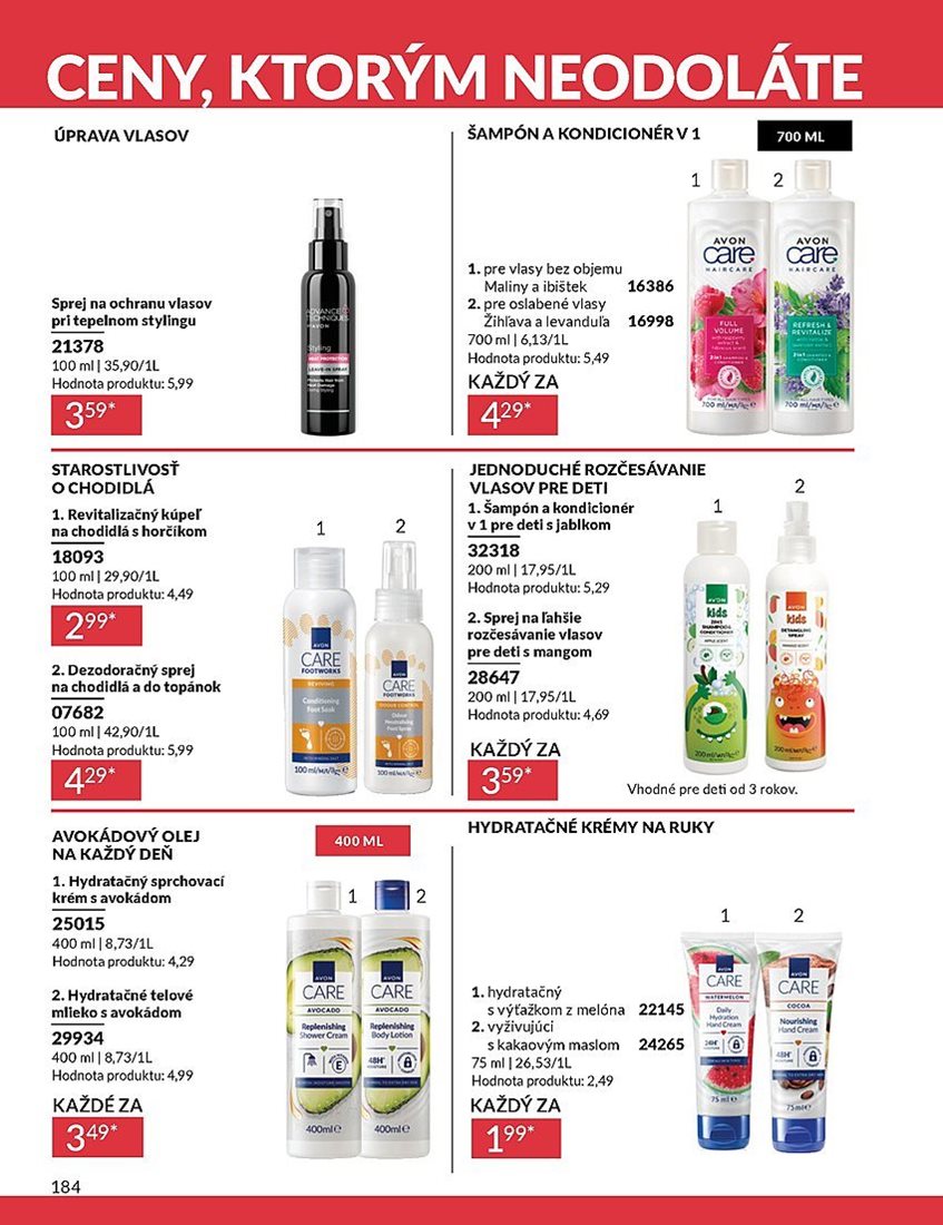avon - Leták Avon platný od 01.08. do 31.08. - page: 184 avon - Leták Avon platný od 01.08. do 31.08. - page: 184