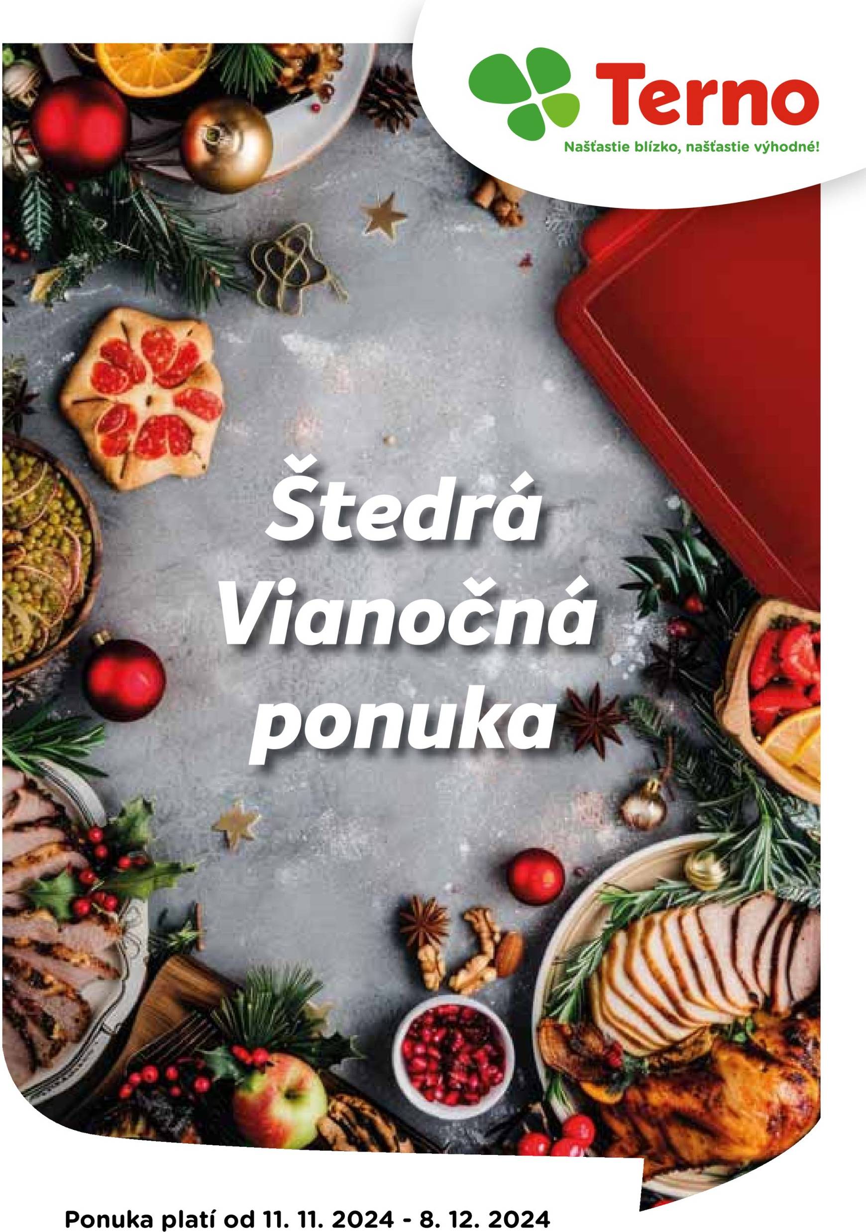 terno - Terno - Vianočná ponuka leták platný od 11.11. - 08.12.