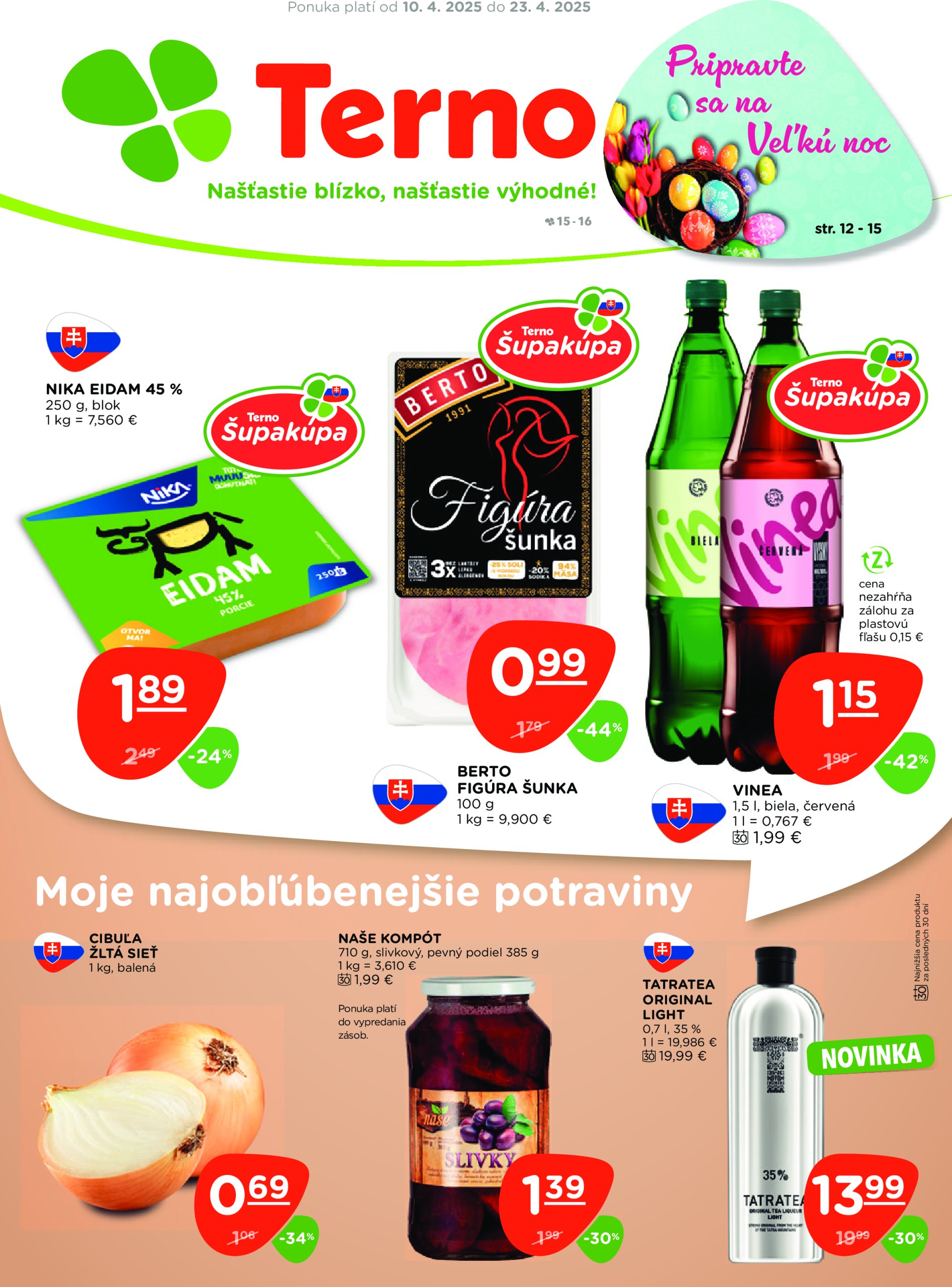 terno - Terno leták platný od 10.04. - 23.04.