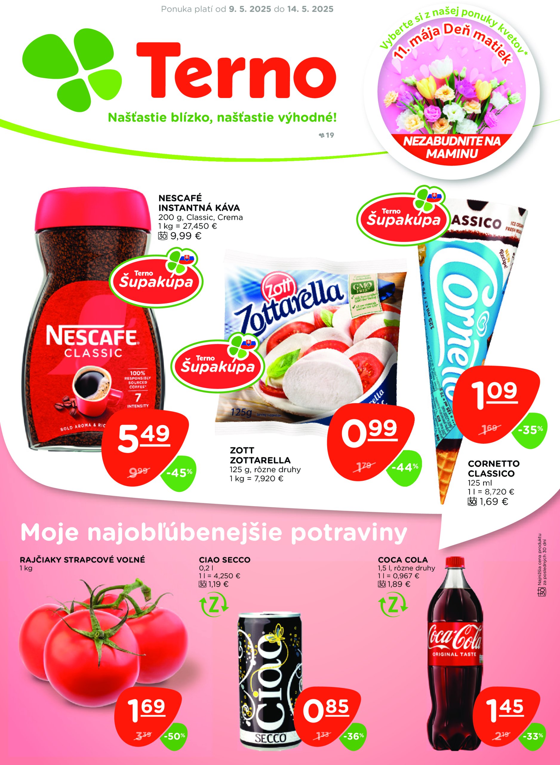 terno - Terno leták platný od 09.05. - 14.05.