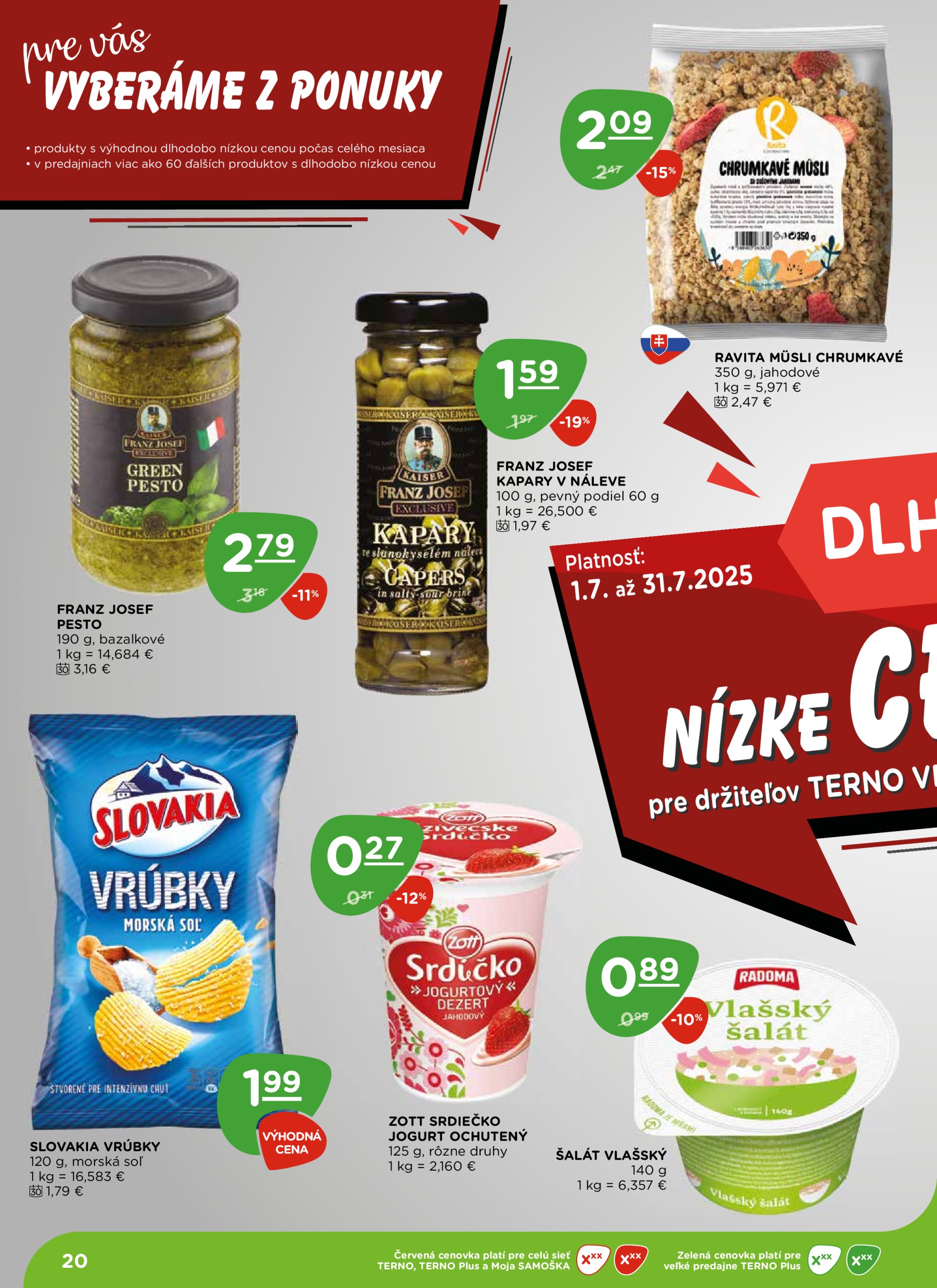 terno - Leták Terno platný od 10.07. do 16.07. - page: 20
