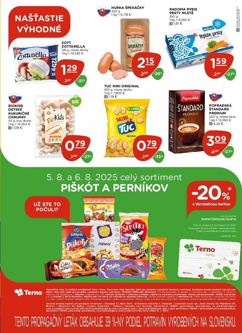 terno - Leták Terno platný od 31.07. do 06.08. - page: 21