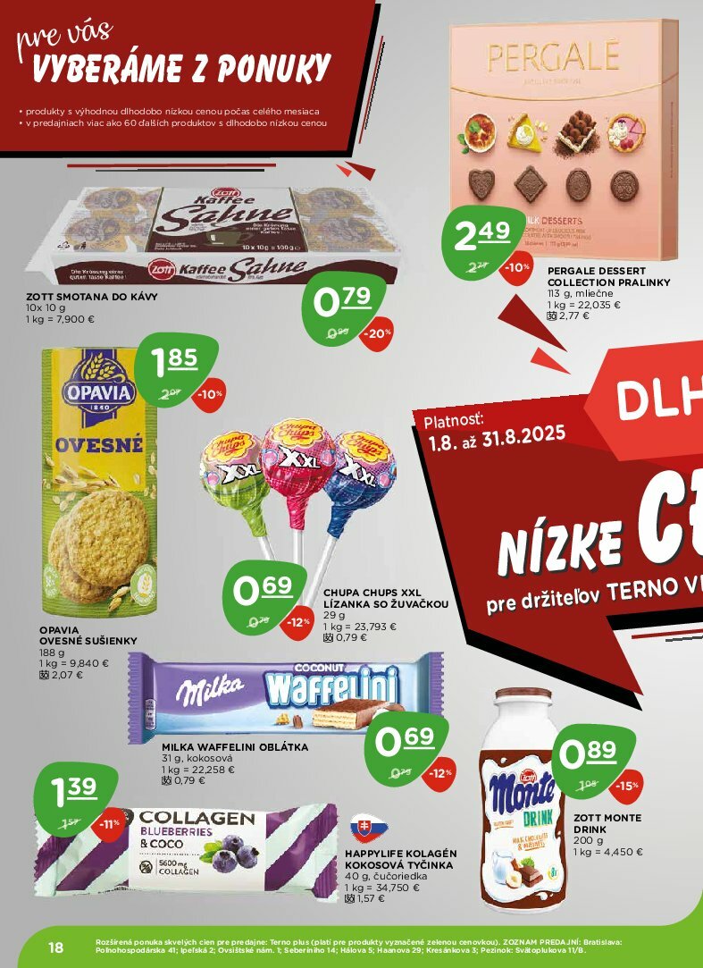 terno - Leták Terno platný od 14.08. do 20.08. - page: 18