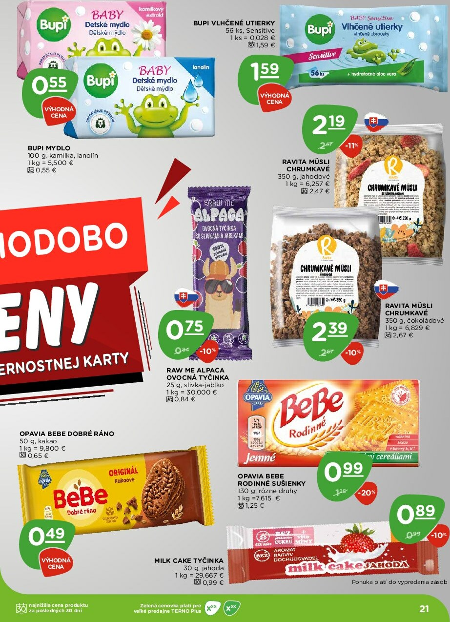 terno - Leták Terno platný od 18.09. do 24.09. - page: 21