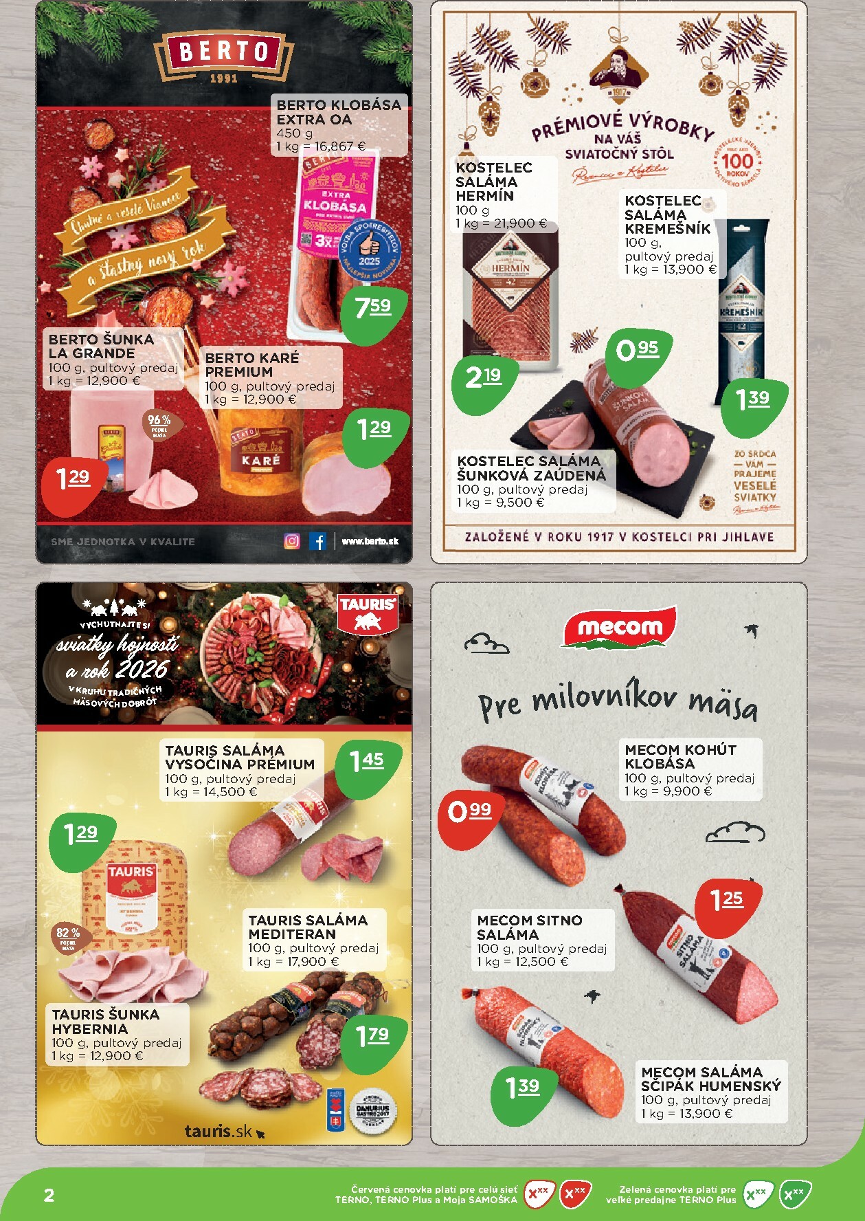 terno - Leták Terno - Vianočná ponuka platný od 10.11. do 07.12. - page: 2