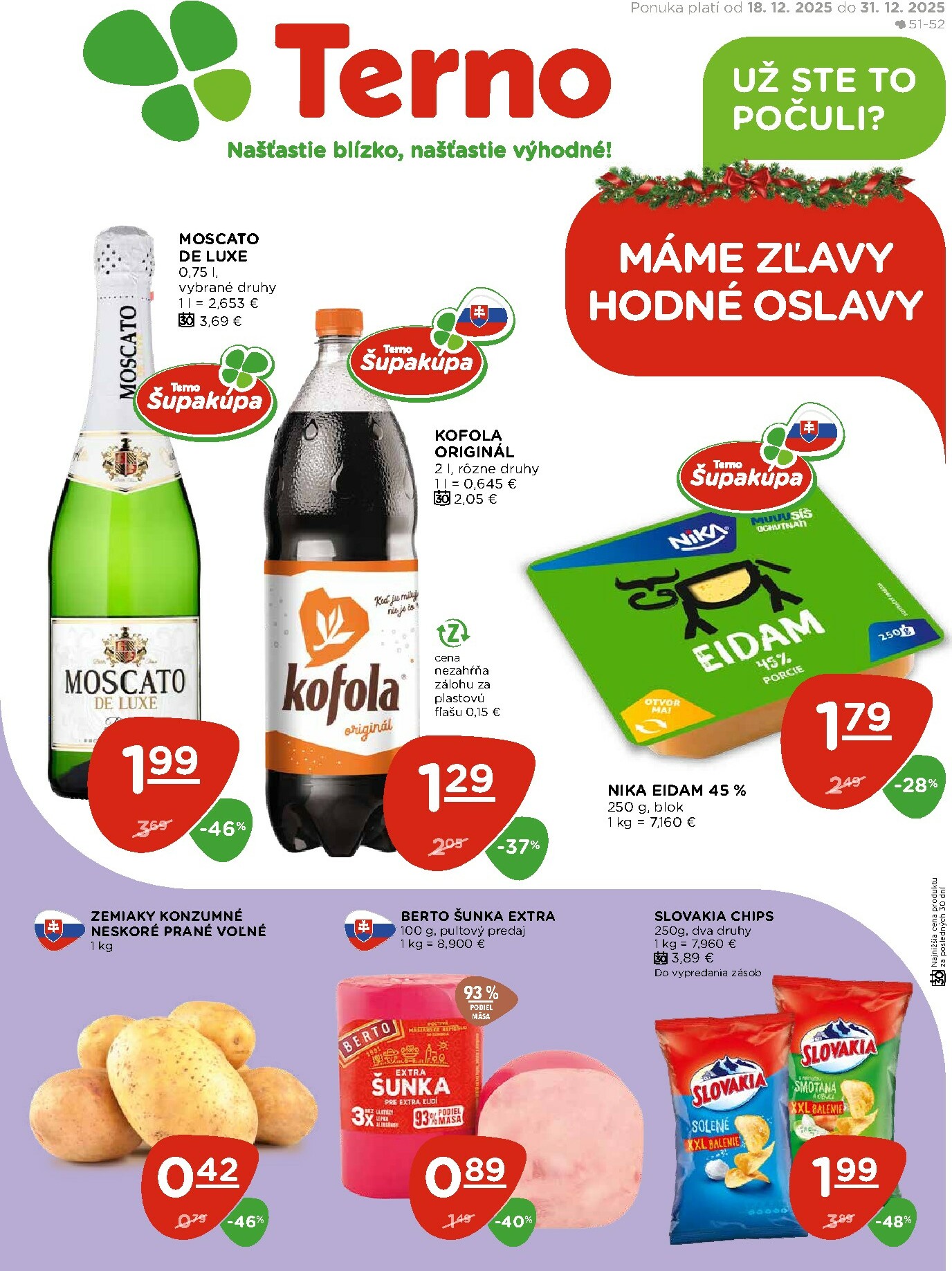 terno - Leták Terno platný od 18.12. do 31.12.