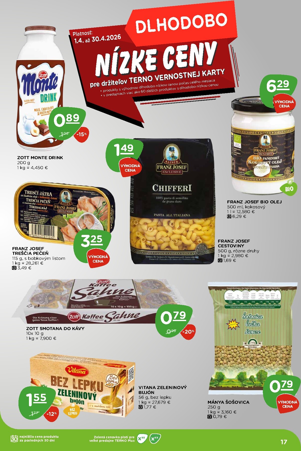 terno - Nový leták Terno od štvrtka, 23.04.2026 do stredy, 29.04.2026 - page: 17