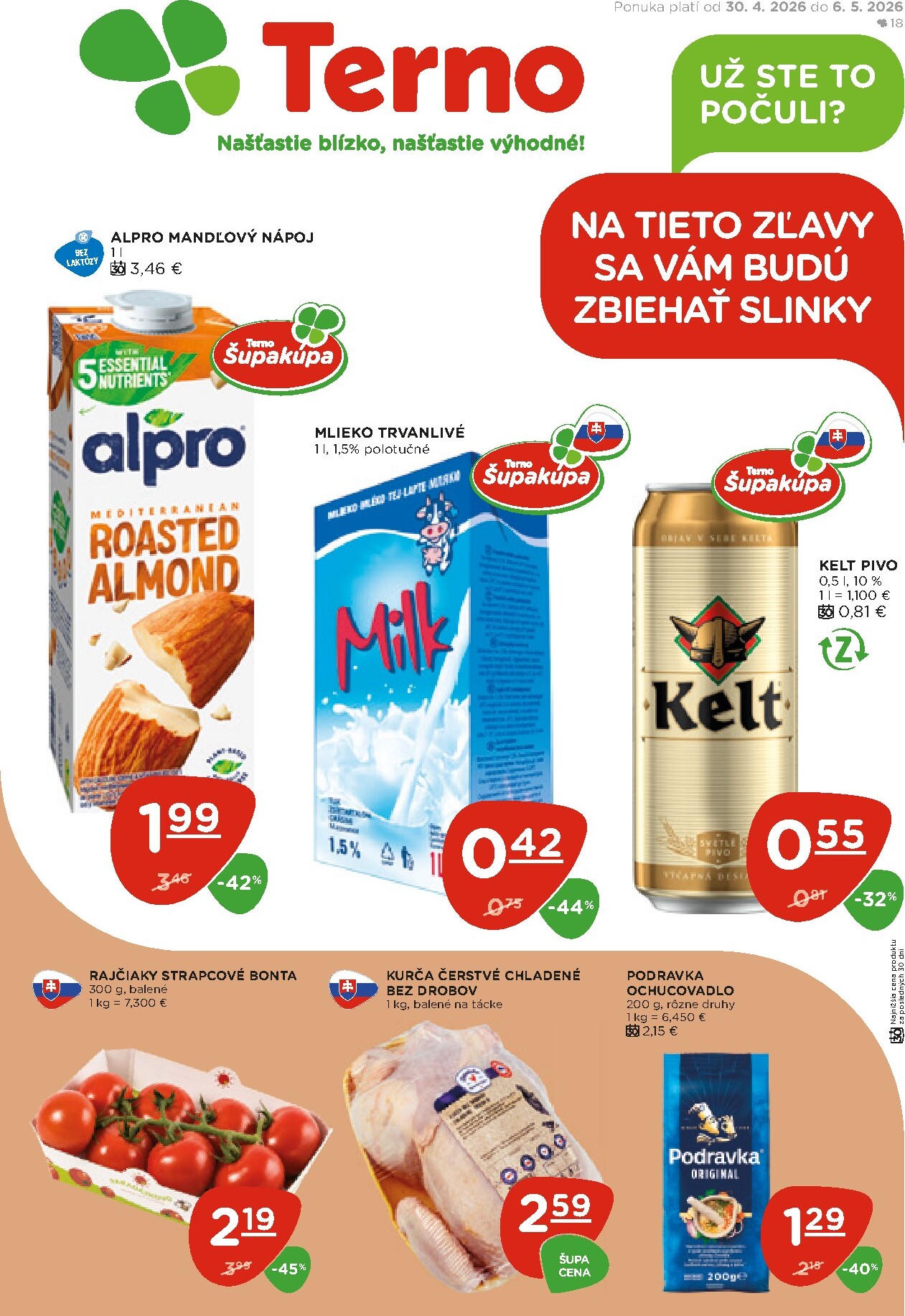 terno - Nový leták Terno od štvrtka, 30.04.2026 do stredy, 06.05.2026