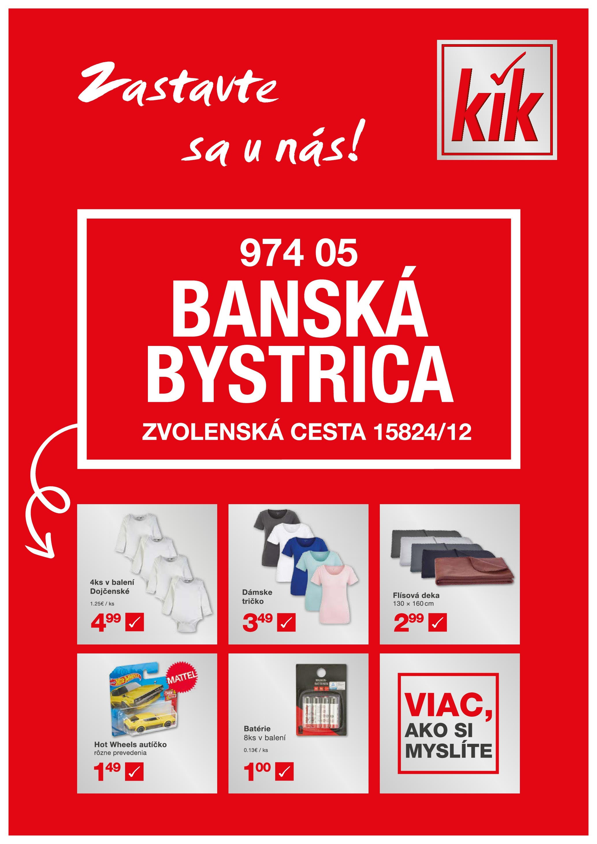 kik - Kik - Banská Bystrica leták platný od 02.01. - 08.01.