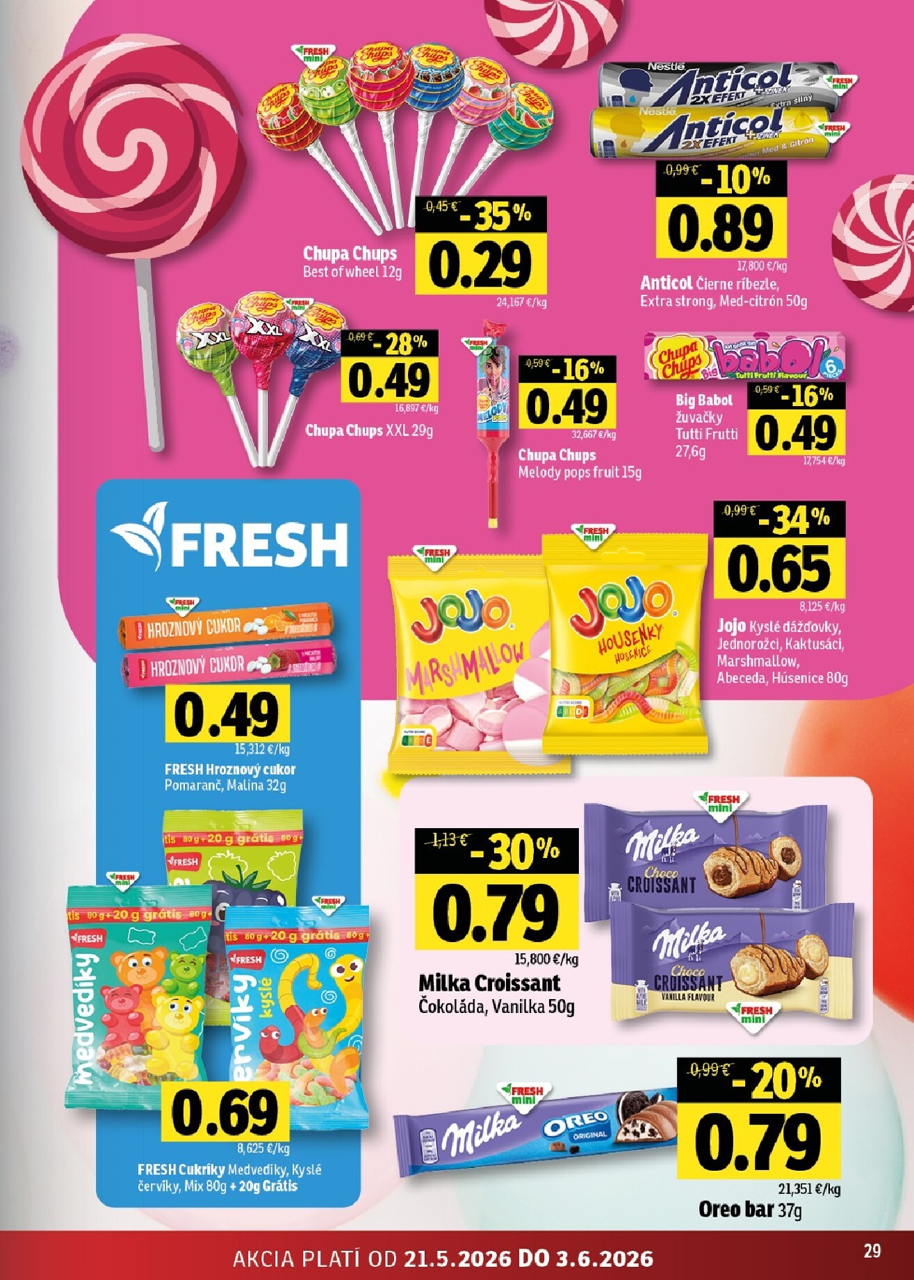 fresh - Nový Fresh - Východné Slovensko leták od štvrtka, 21.05.2026 do stredy, 03.06.2026 - page: 29