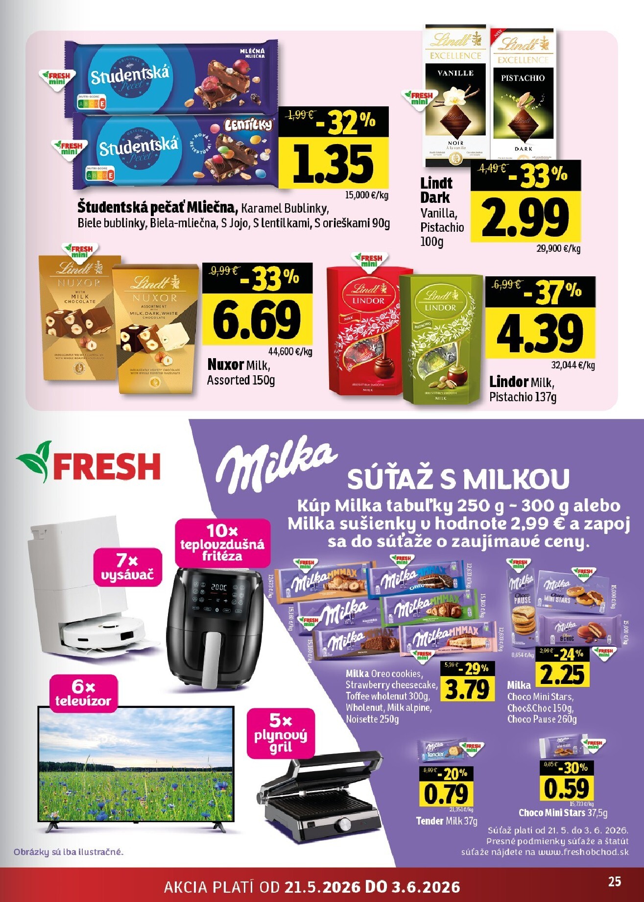 fresh - Nový Fresh - Stredné a západné Slovensko leták od štvrtka, 21.05.2026 do stredy, 03.06.2026 - page: 25