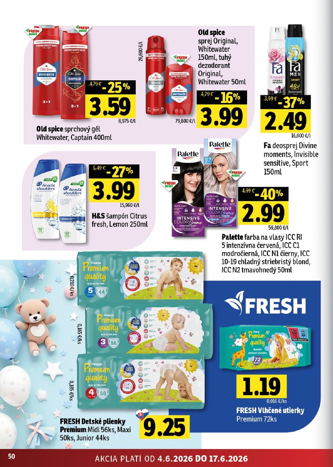 fresh - Nový Fresh - Východné Slovensko leták od štvrtka, 04.06.2026 do stredy, 17.06.2026 - page: 50
