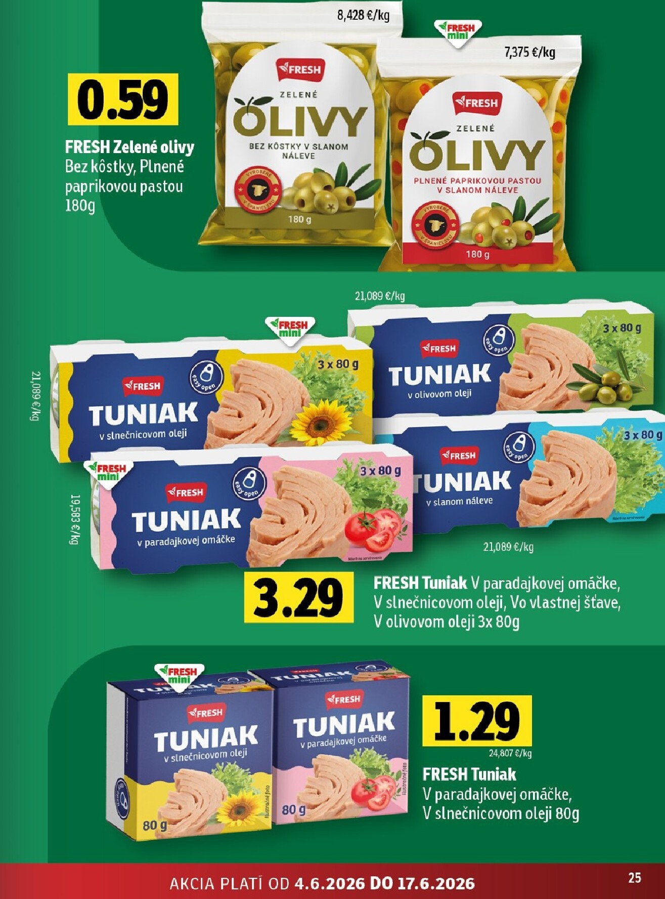 fresh - Nový Fresh - Východné Slovensko leták od štvrtka, 04.06.2026 do stredy, 17.06.2026 - page: 25
