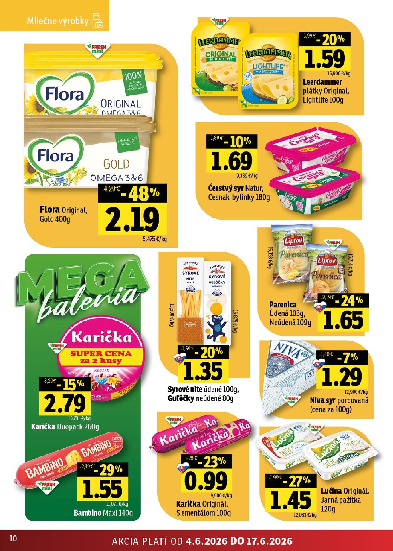 fresh - Nový Fresh - Stredné a západné Slovensko leták od štvrtka, 04.06.2026 do stredy, 17.06.2026 - page: 10