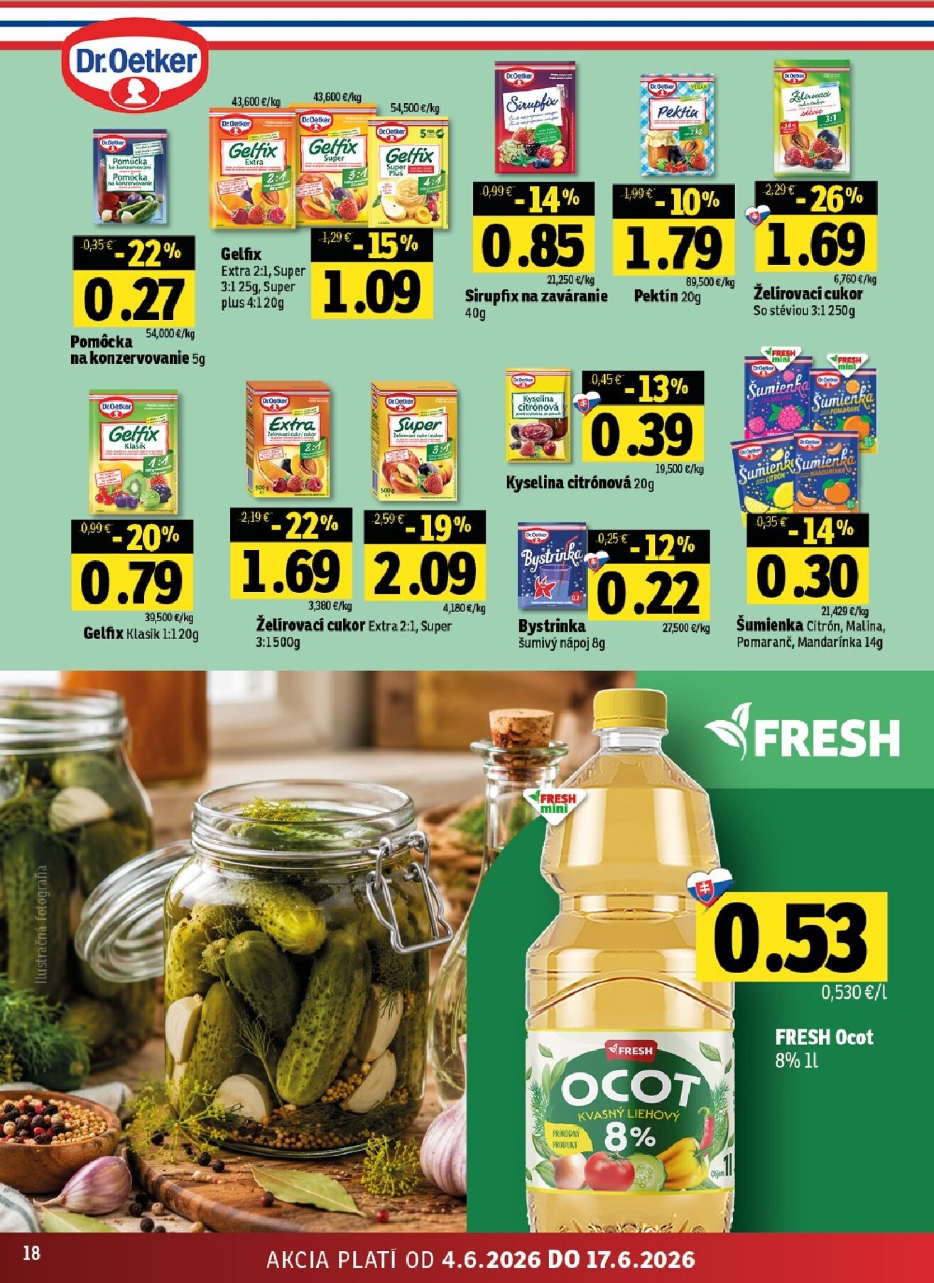 fresh - Nový Fresh - Stredné a západné Slovensko leták od štvrtka, 04.06.2026 do stredy, 17.06.2026 - page: 18