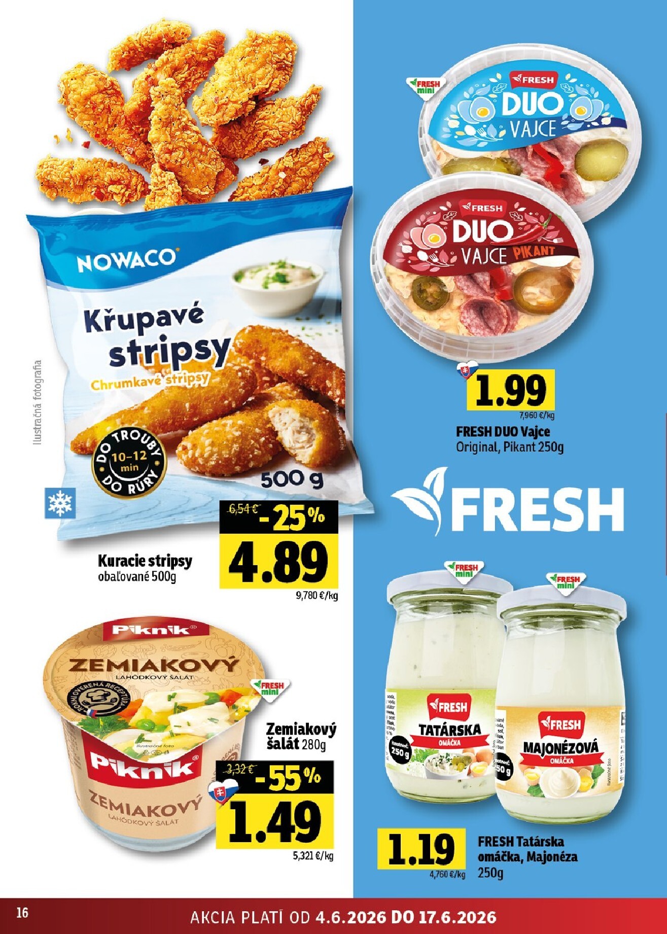fresh - Nový Fresh - Stredné a západné Slovensko leták od štvrtka, 04.06.2026 do stredy, 17.06.2026 - page: 16
