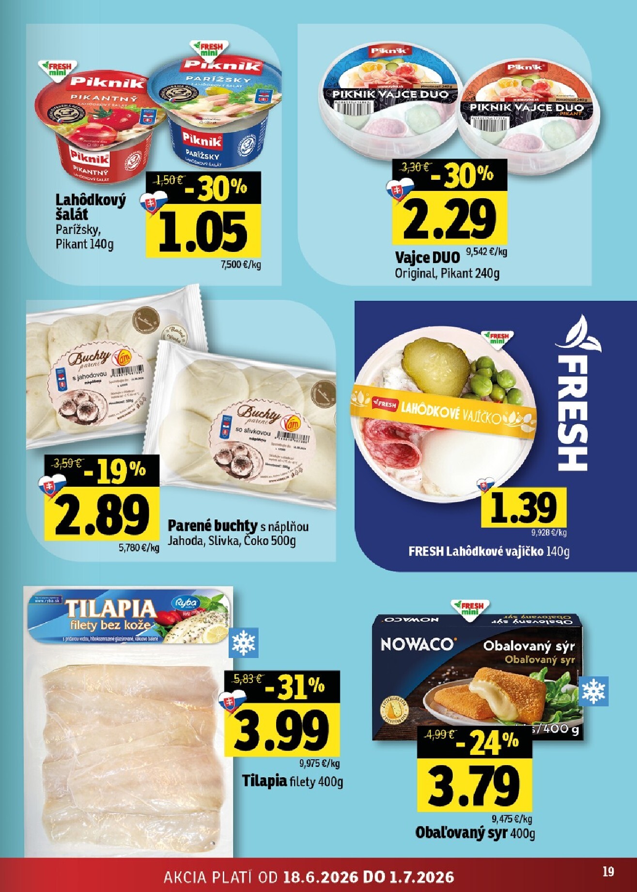 fresh - Nový Fresh - Východné Slovensko leták od štvrtka, 18.06.2026 do stredy, 01.07.2026 - page: 19