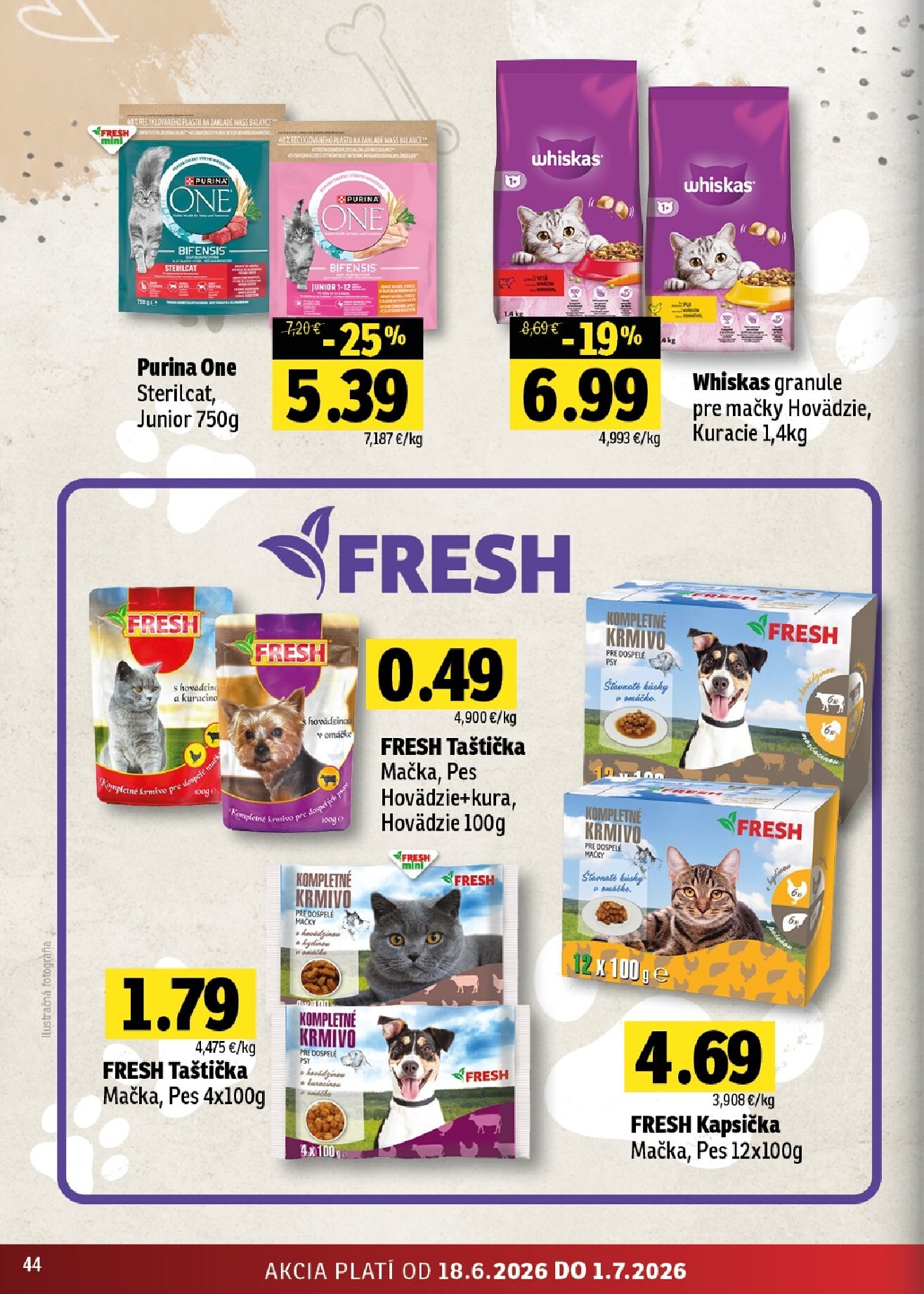 fresh - Nový Fresh - Východné Slovensko leták od štvrtka, 18.06.2026 do stredy, 01.07.2026 - page: 44