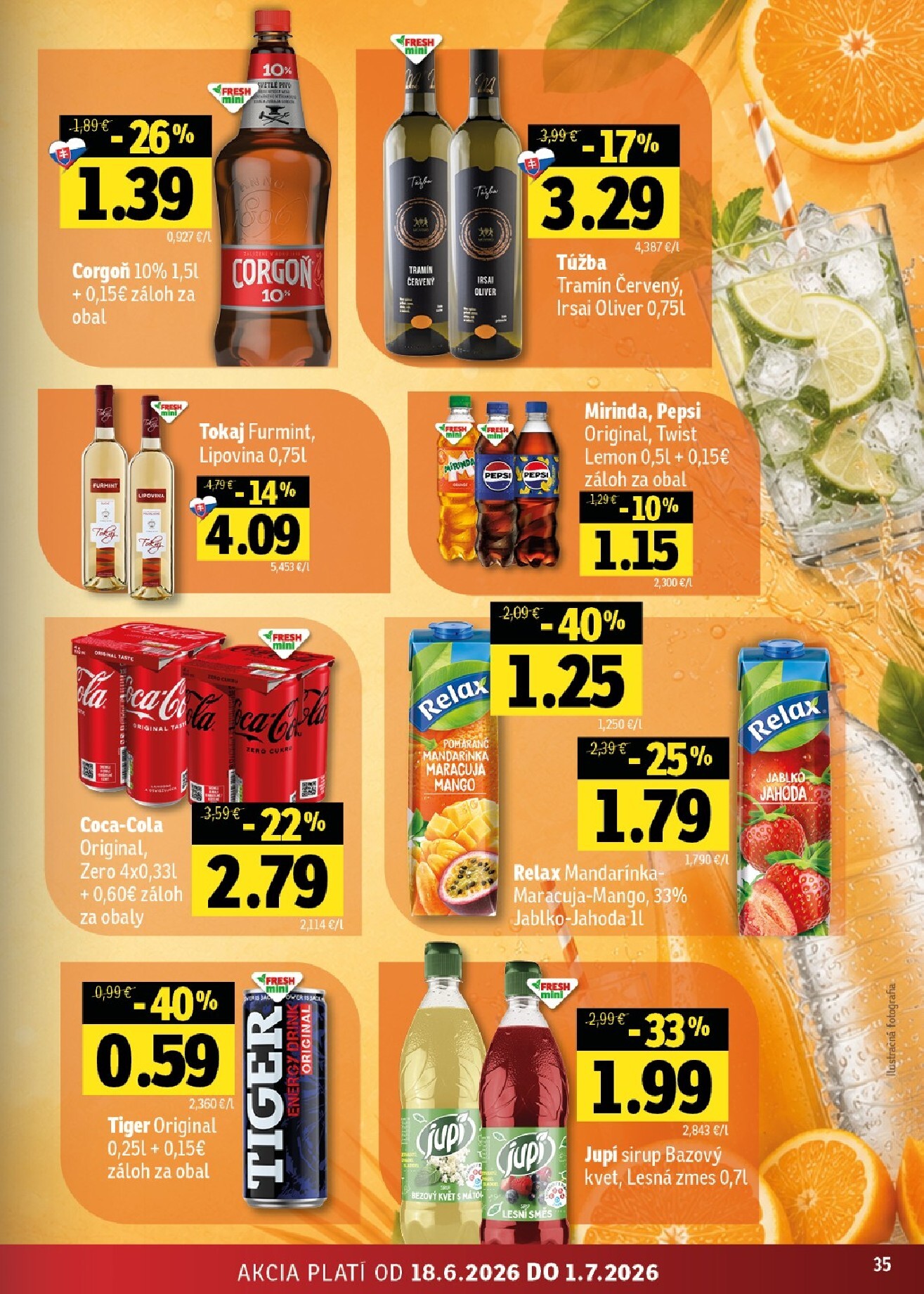fresh - Nový Fresh - Východné Slovensko leták od štvrtka, 18.06.2026 do stredy, 01.07.2026 - page: 35