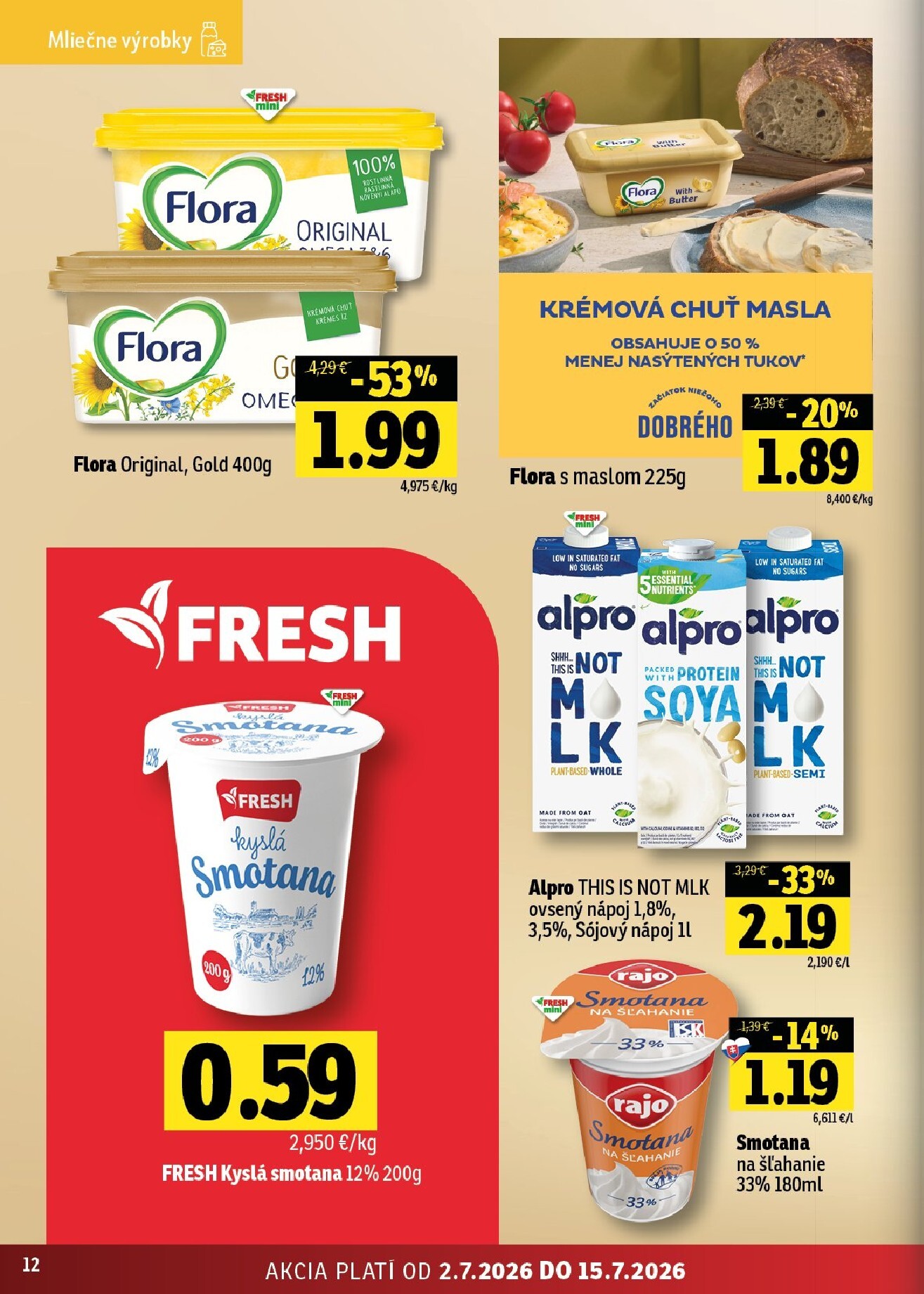 fresh - Nový Fresh - Východné Slovensko leták od štvrtka, 02.07.2026 do stredy, 15.07.2026 - page: 12