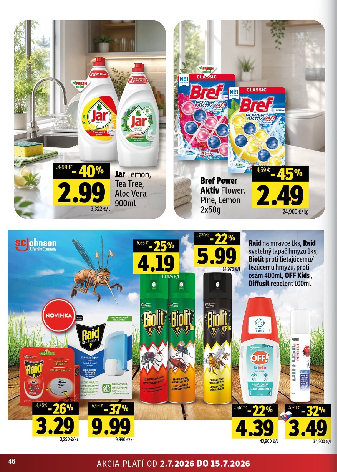 fresh - Nový Fresh - Východné Slovensko leták od štvrtka, 02.07.2026 do stredy, 15.07.2026 - page: 46