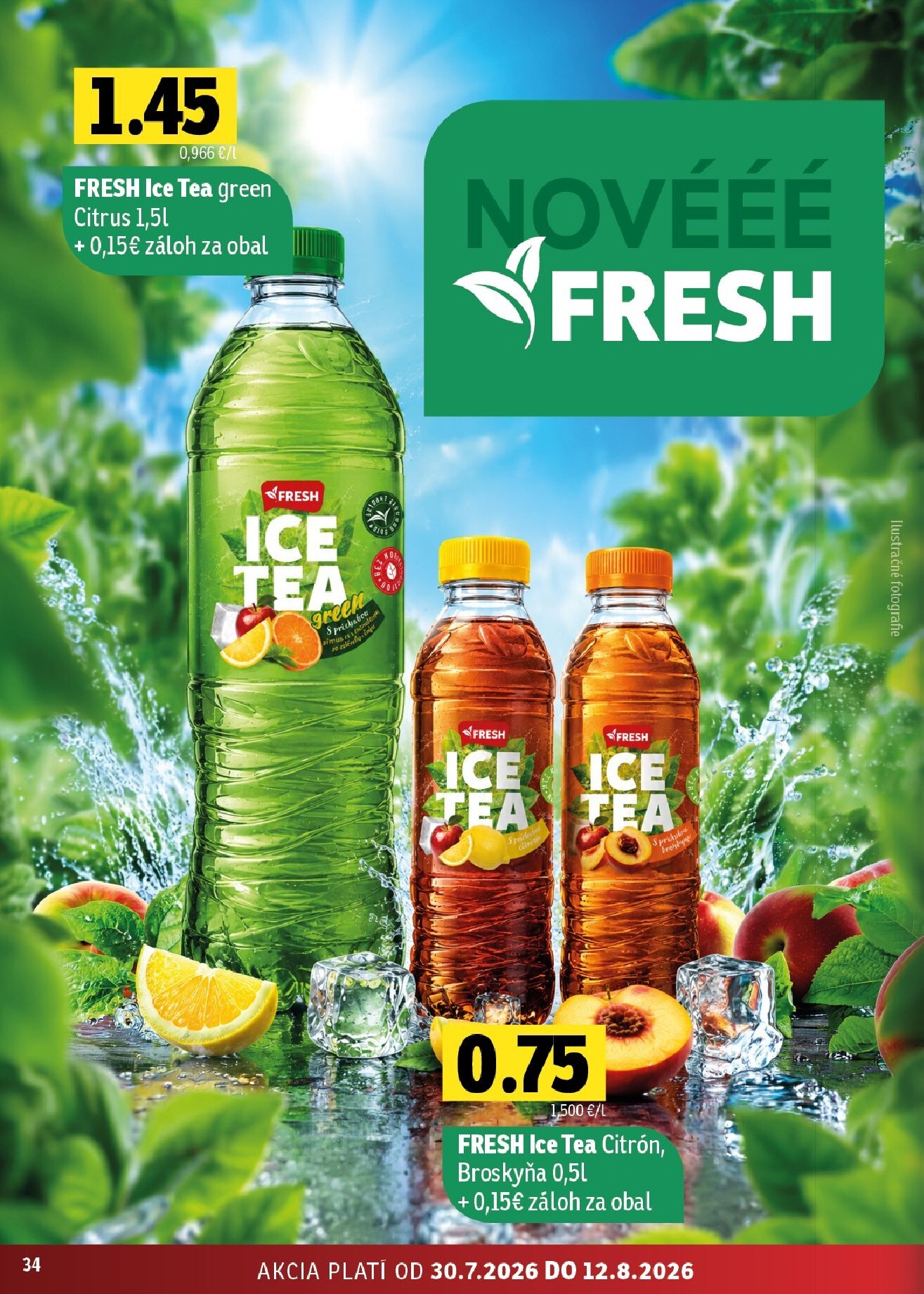 fresh - Nový Fresh - Stredné a západné Slovensko leták od štvrtka, 30.07.2026 do stredy, 12.08.2026 - page: 34