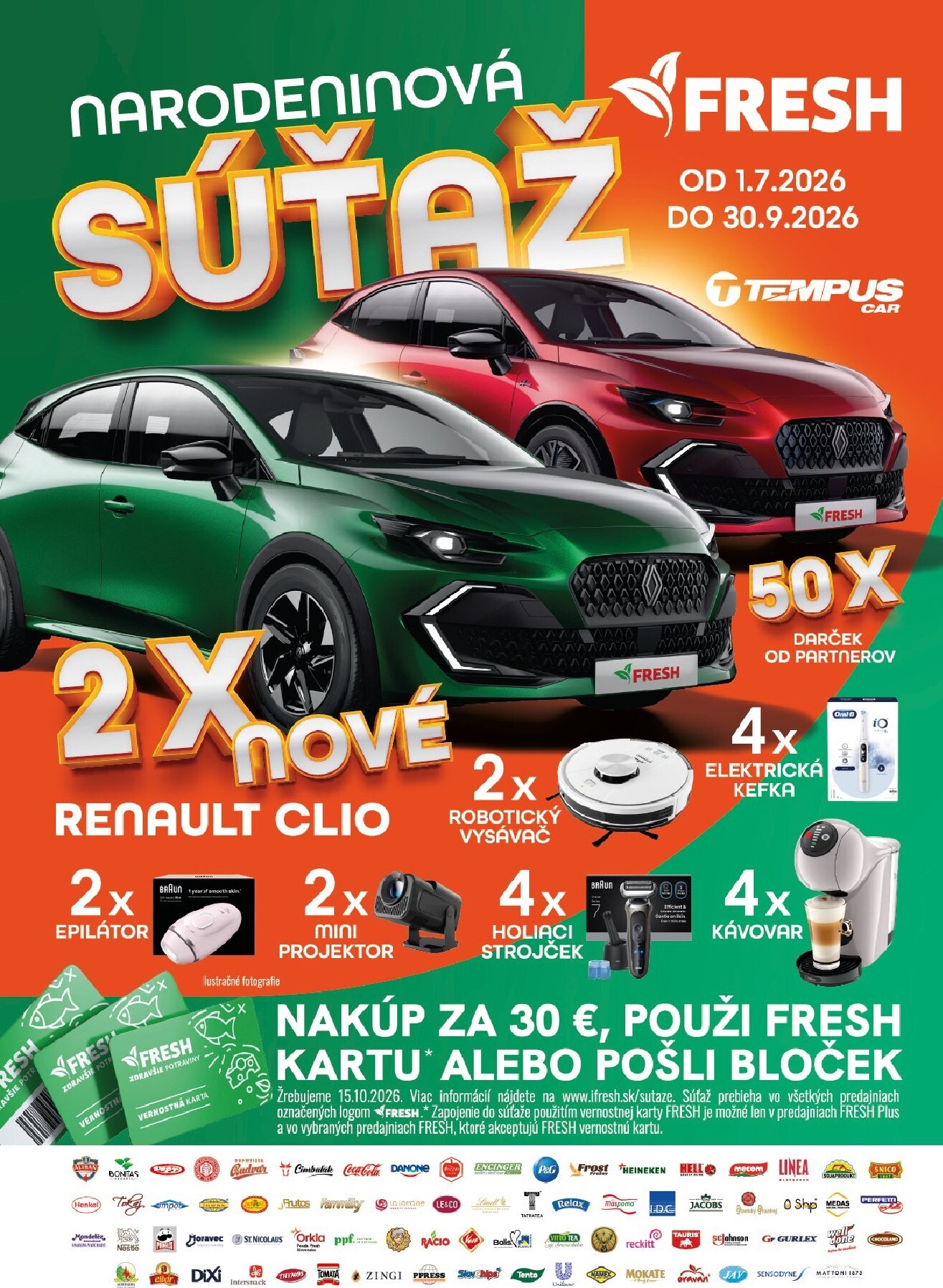 fresh - Nový Fresh - Stredné a západné Slovensko leták od štvrtka, 30.07.2026 do stredy, 12.08.2026 - page: 8