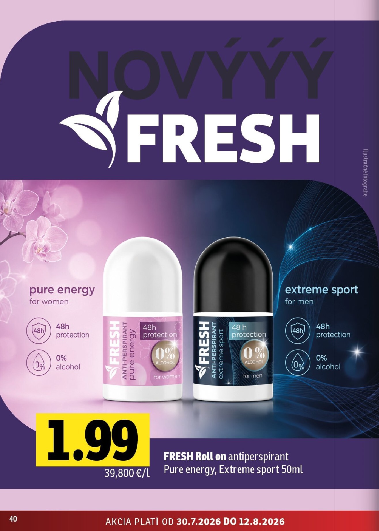 fresh - Nový Fresh - Stredné a západné Slovensko leták od štvrtka, 30.07.2026 do stredy, 12.08.2026 - page: 40
