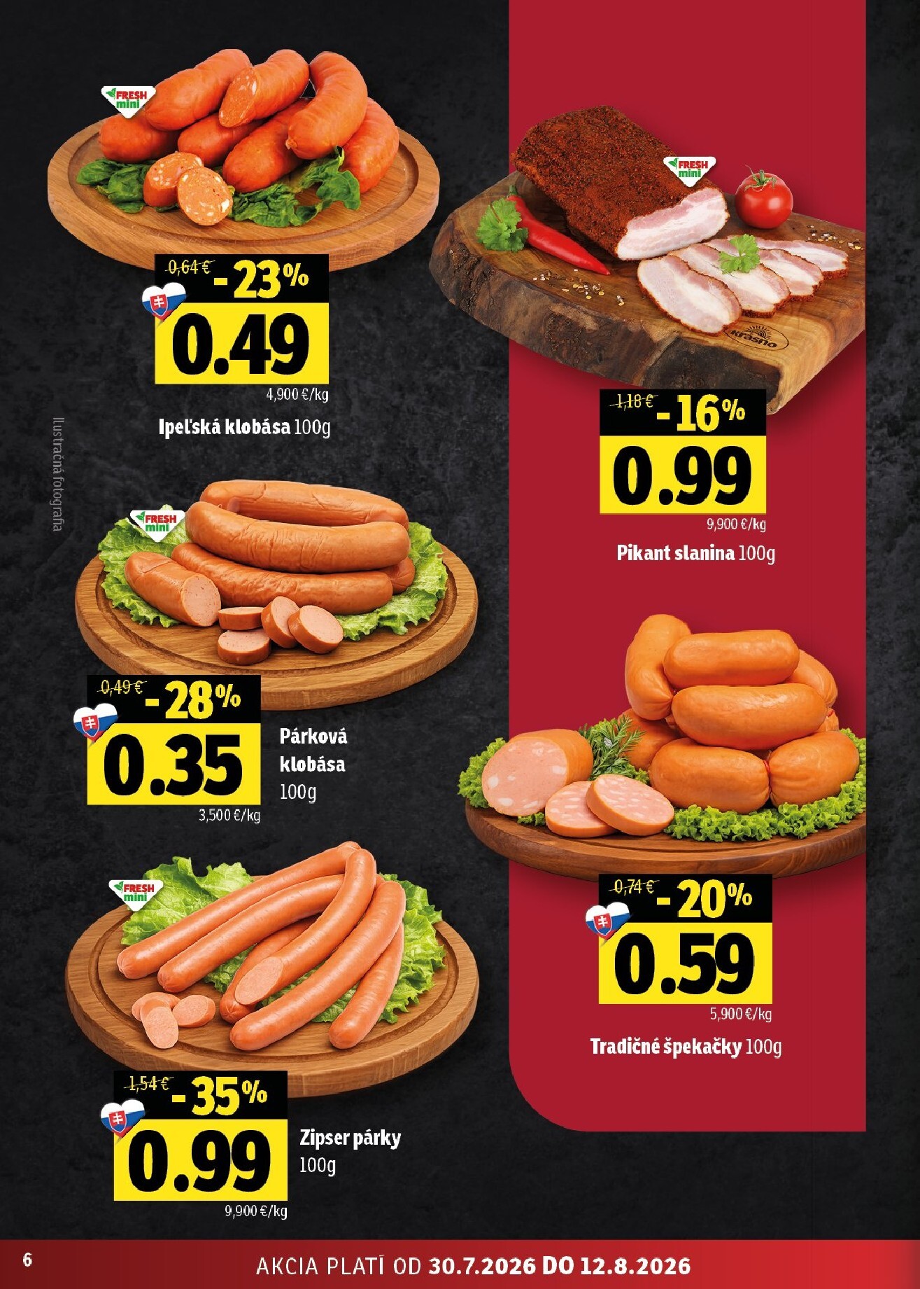 fresh - Nový Fresh - Východné Slovensko leták od štvrtka, 30.07.2026 do stredy, 12.08.2026 - page: 6