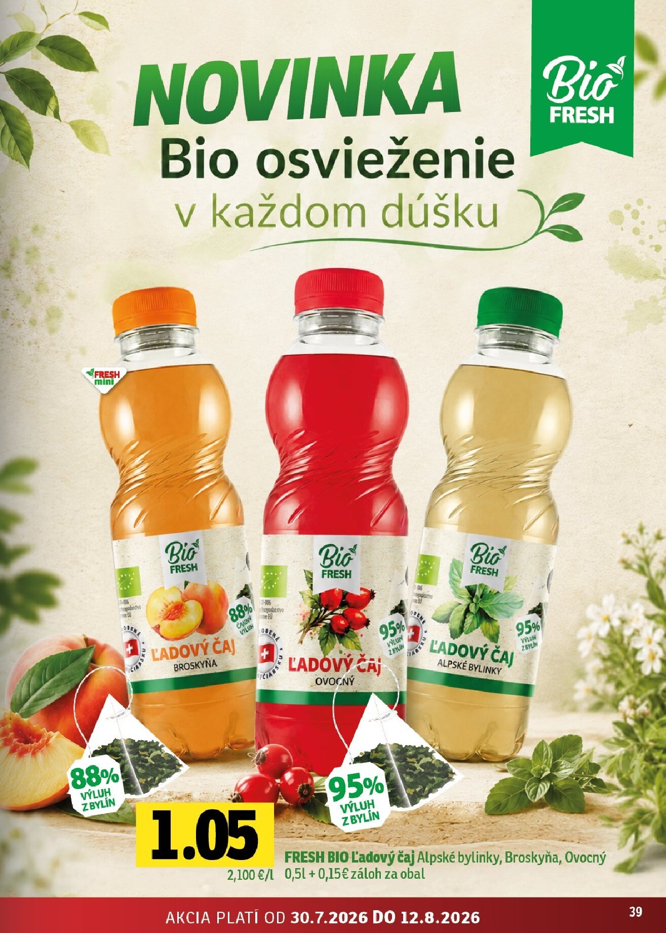fresh - Nový Fresh - Východné Slovensko leták od štvrtka, 30.07.2026 do stredy, 12.08.2026 - page: 39