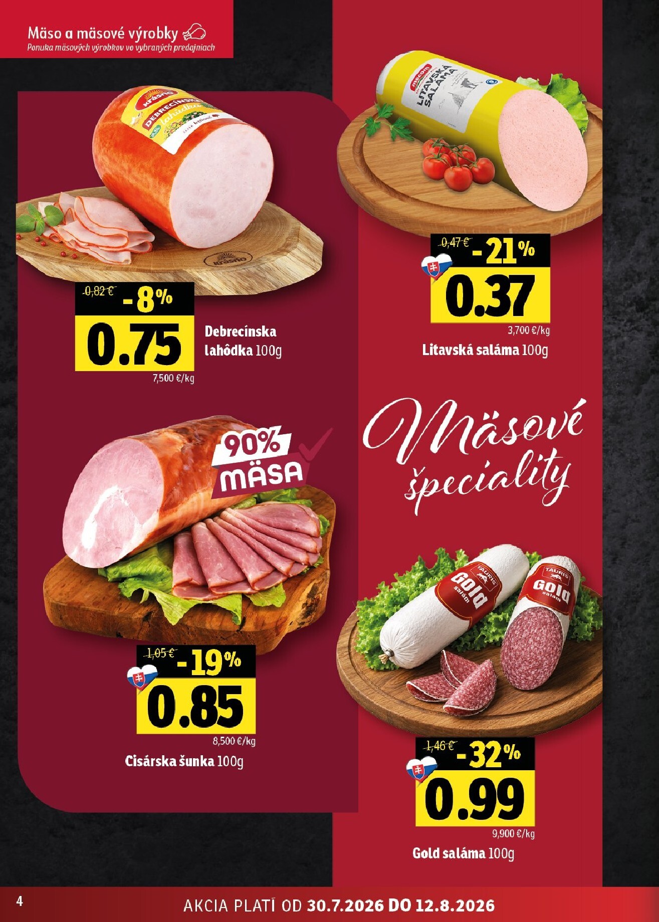 fresh - Nový Fresh - Východné Slovensko leták od štvrtka, 30.07.2026 do stredy, 12.08.2026 - page: 4