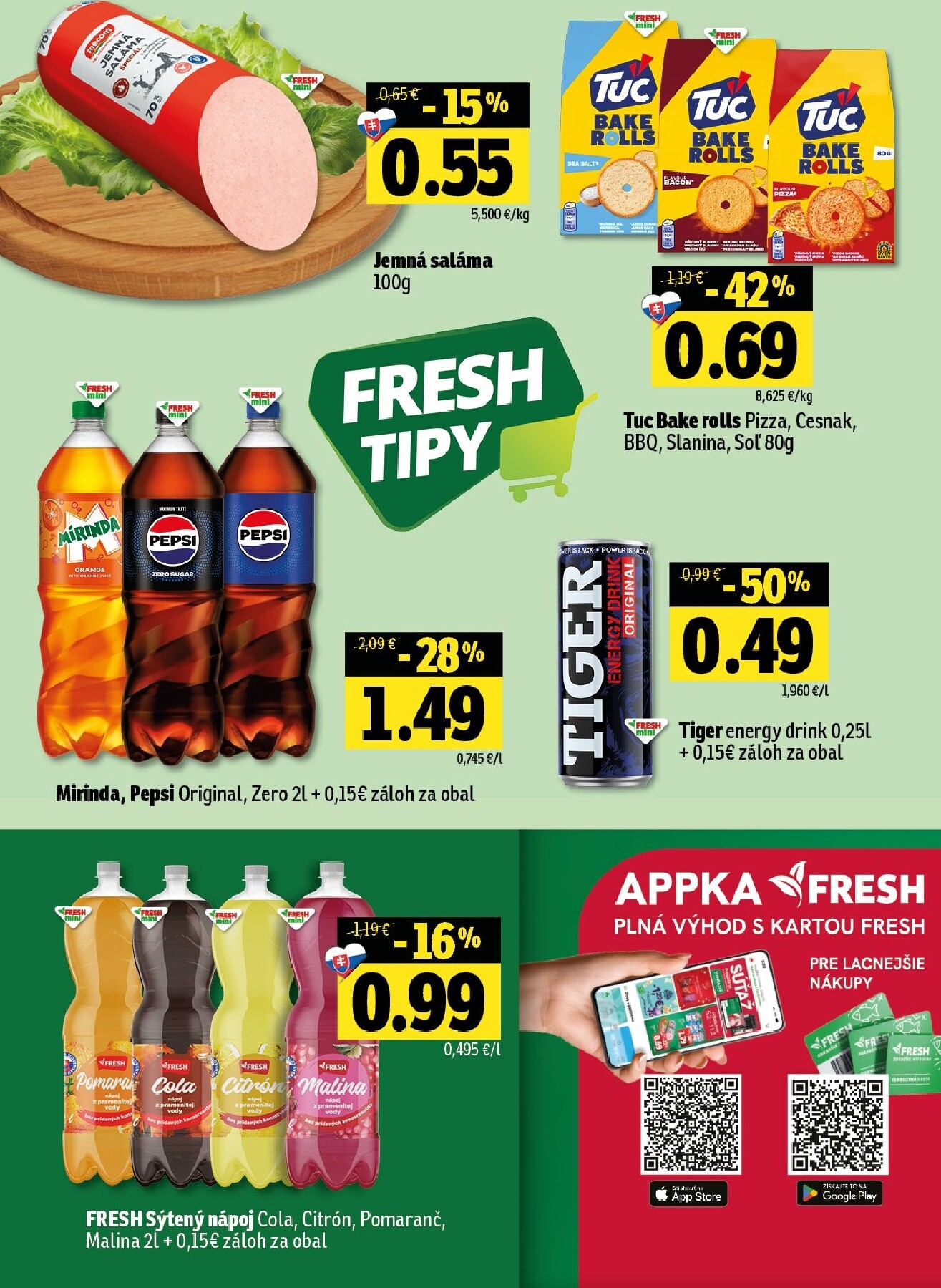 fresh - Nový Fresh - Stredné a západné Slovensko leták od štvrtka, 13.08.2026 do stredy, 26.08.2026 - page: 48