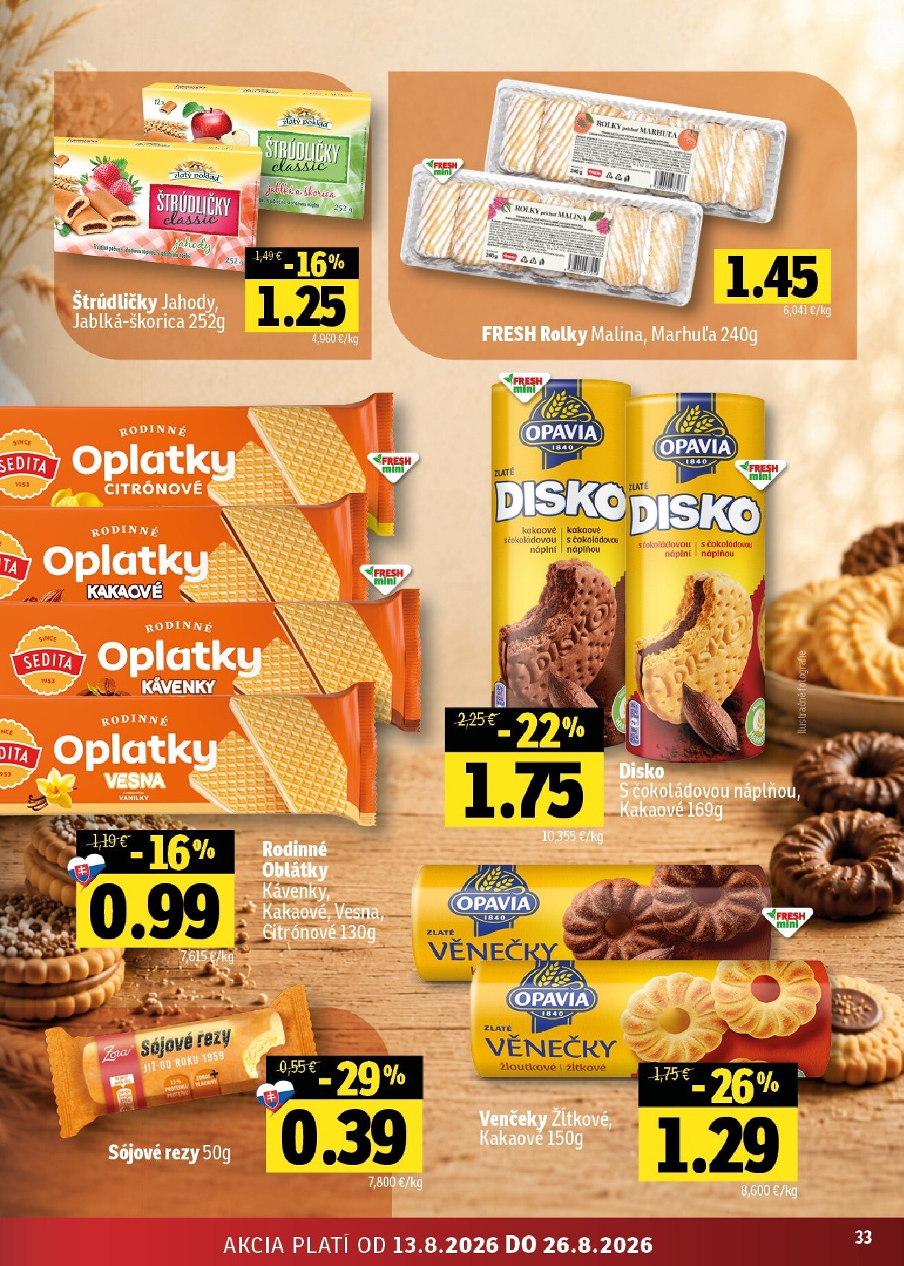 fresh - Nový Fresh - Východné Slovensko leták od štvrtka, 13.08.2026 do stredy, 26.08.2026 - page: 33