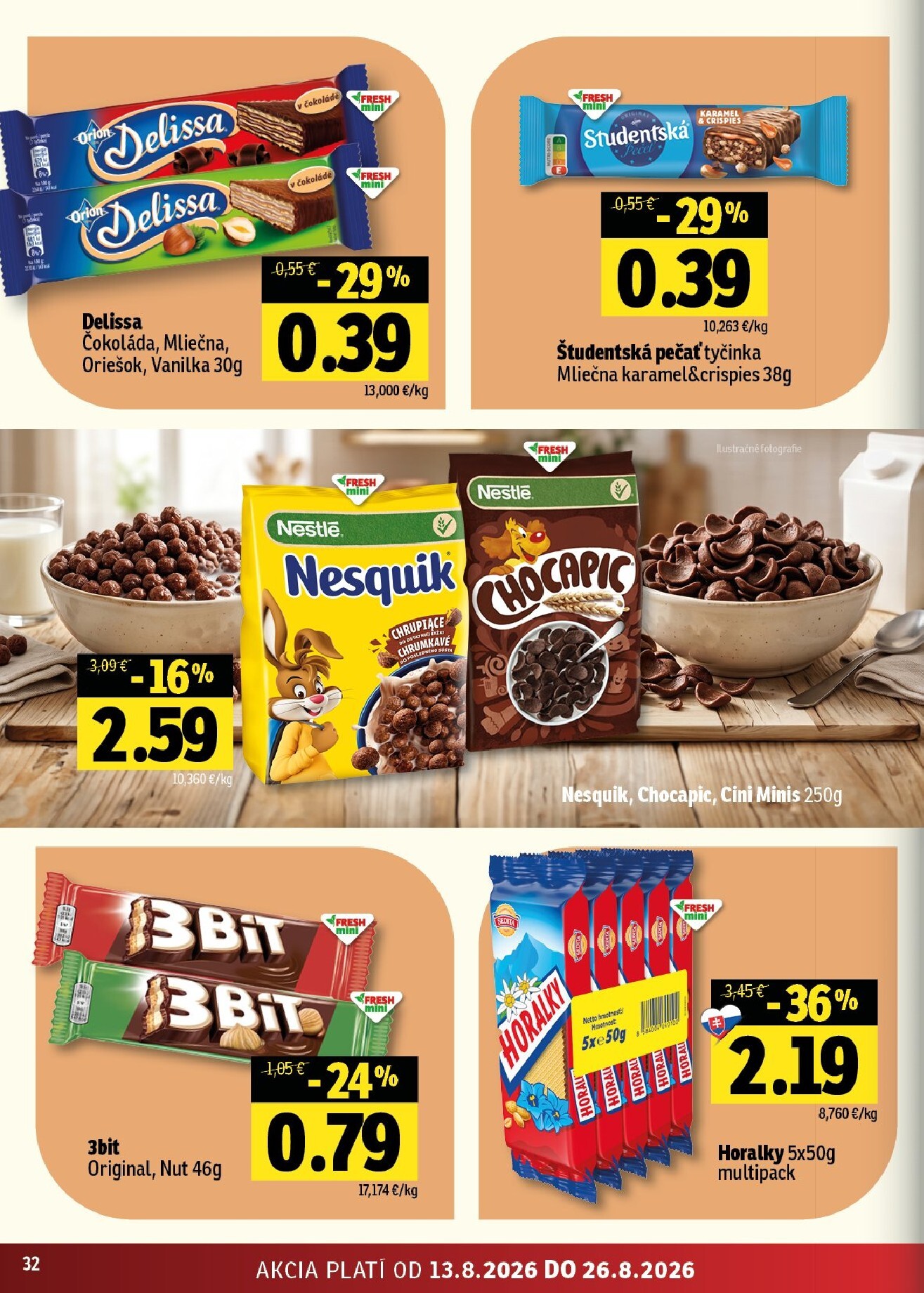 fresh - Nový Fresh - Východné Slovensko leták od štvrtka, 13.08.2026 do stredy, 26.08.2026 - page: 32