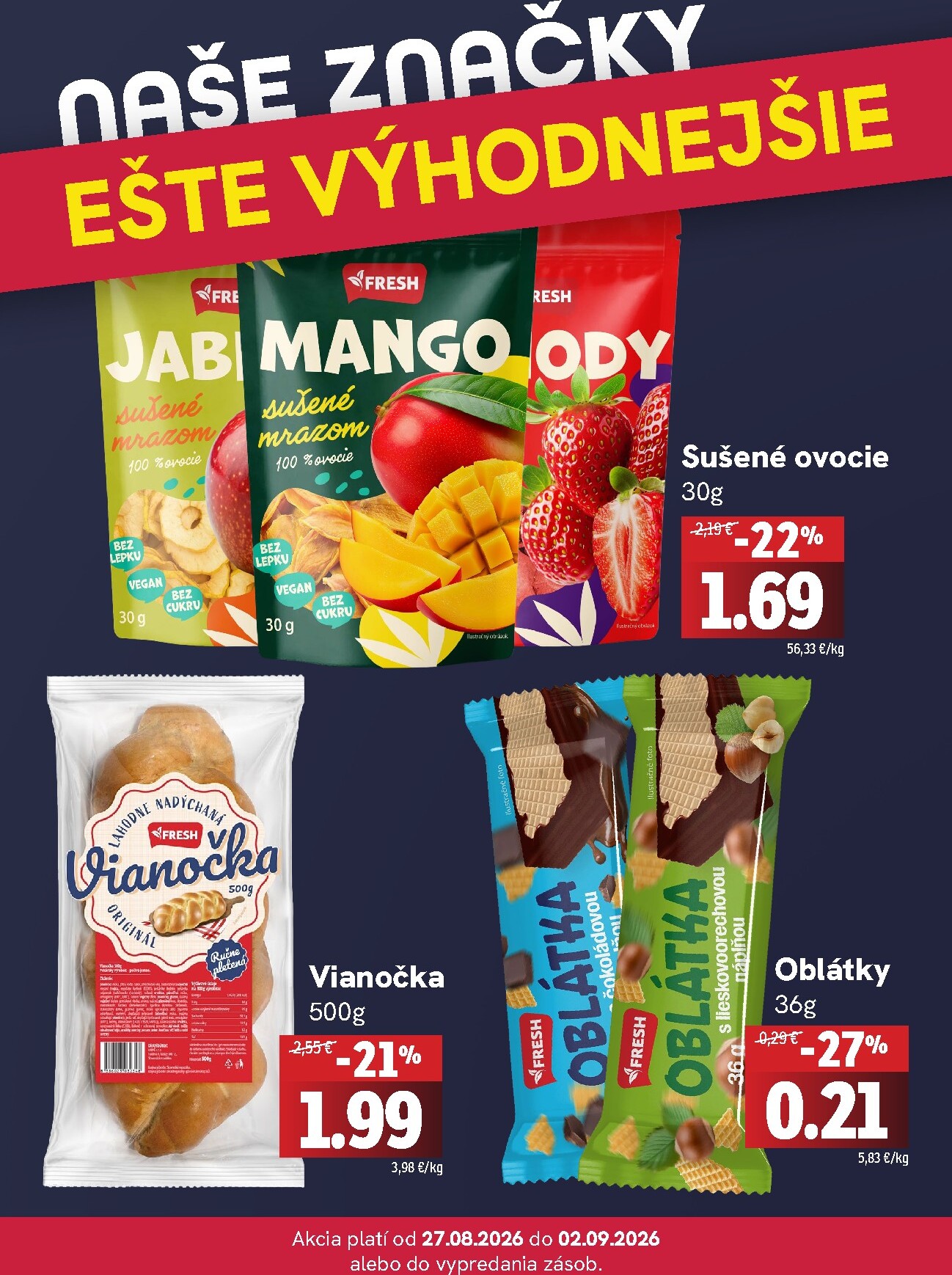 fresh - Nový Fresh - Plus leták od štvrtka, 27.08.2026 do stredy, 02.09.2026 - page: 4