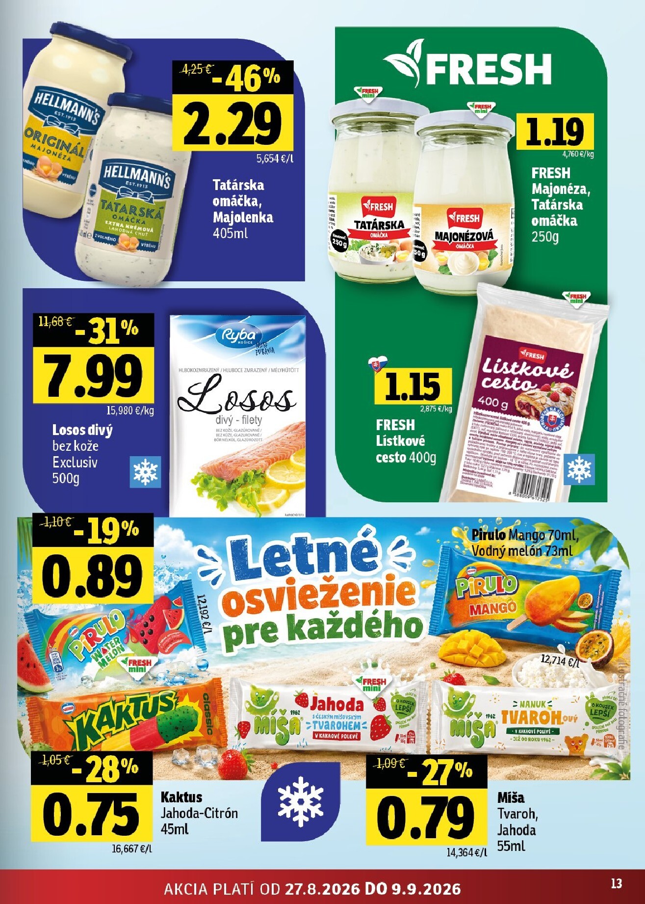 fresh - Aktuálny Fresh - Východné Slovensko leták od štvrtka, 27.08.2026 do stredy, 09.09.2026 - page: 13