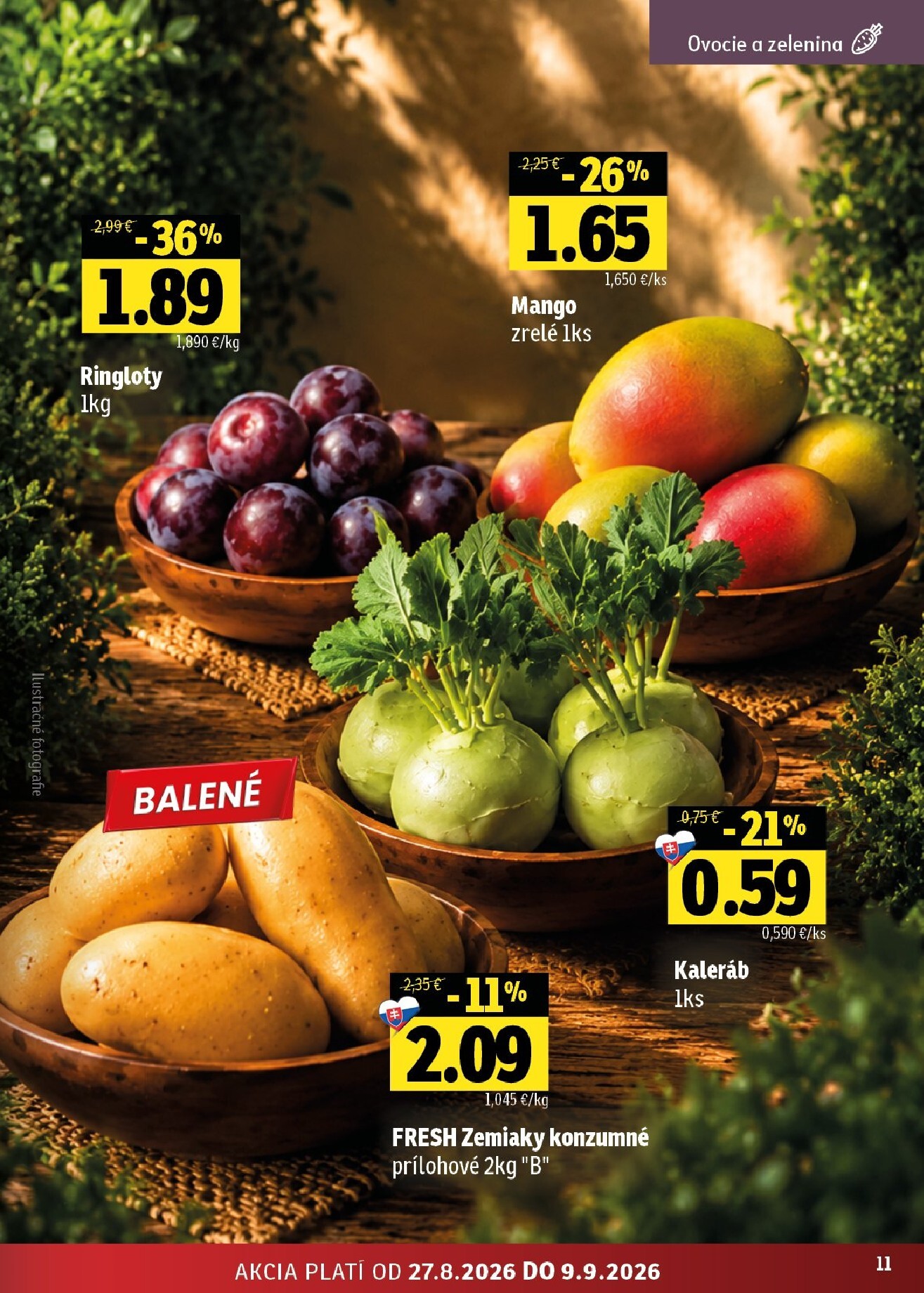 fresh - Aktuálny Fresh - Východné Slovensko leták od štvrtka, 27.08.2026 do stredy, 09.09.2026 - page: 11