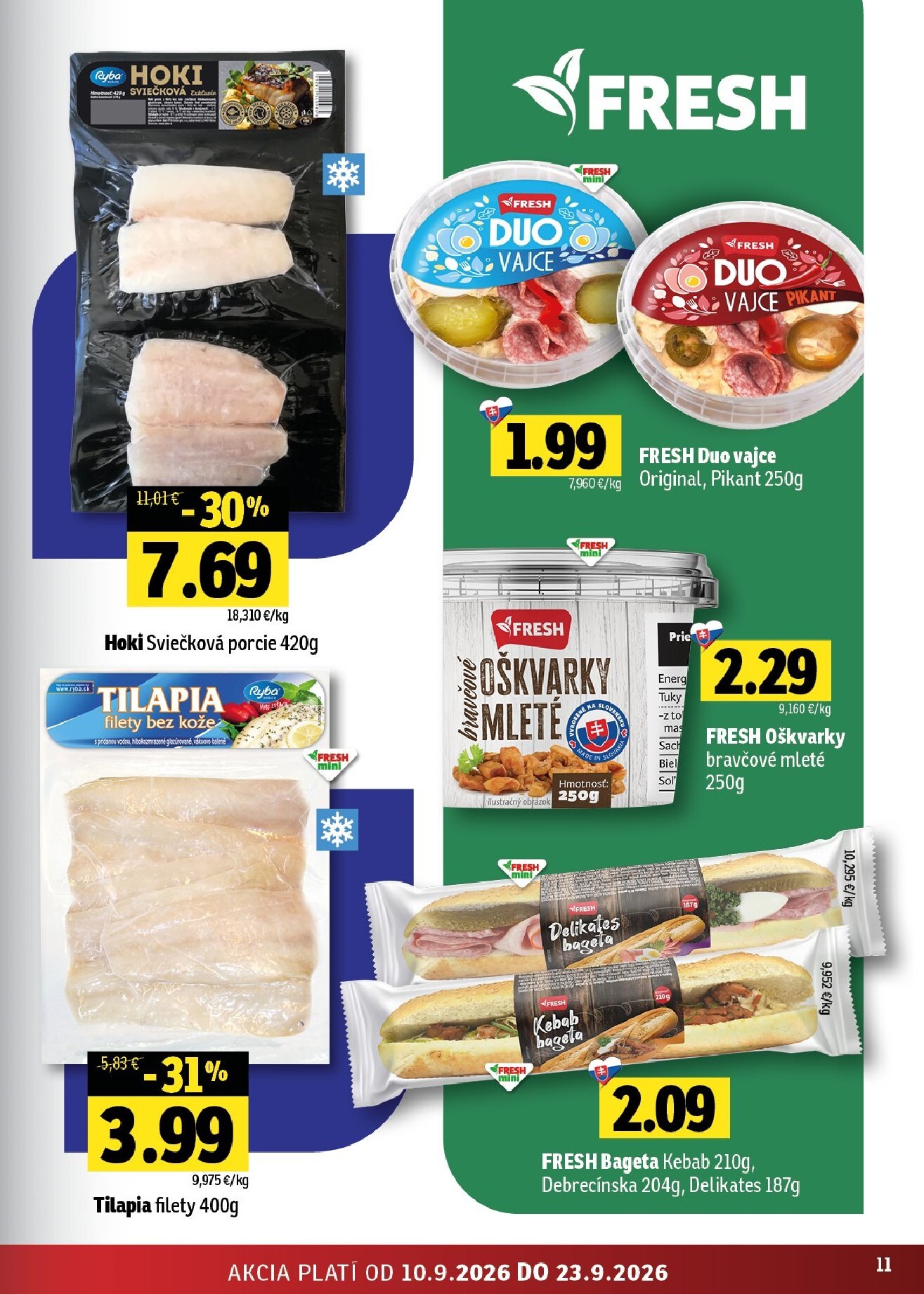 fresh - Nový Fresh leták od štvrtka, 10.09.2026 do stredy, 23.09.2026 - page: 11