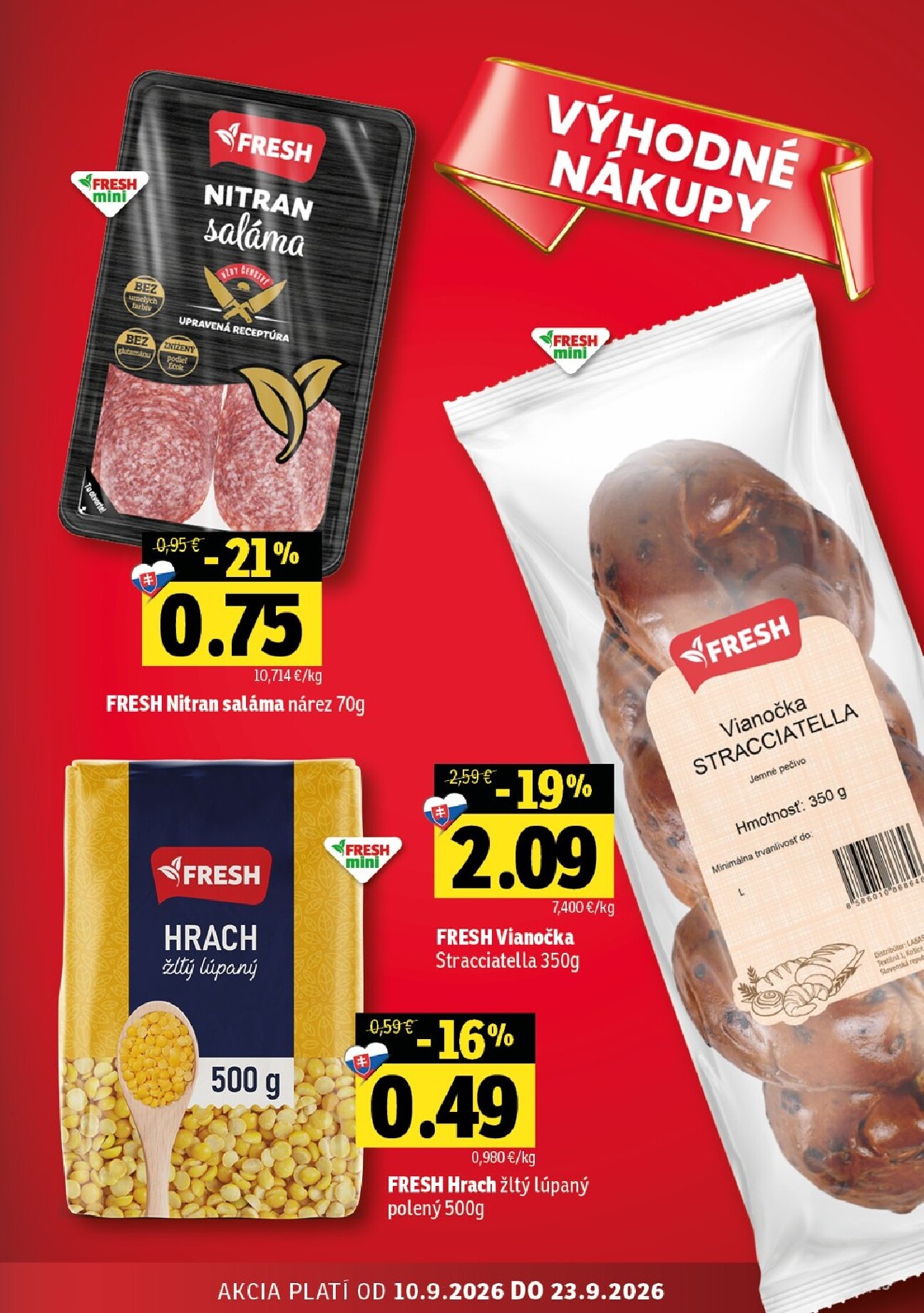 fresh - Nový Fresh - Východné Slovensko leták od štvrtka, 10.09.2026 do stredy, 23.09.2026 - page: 25