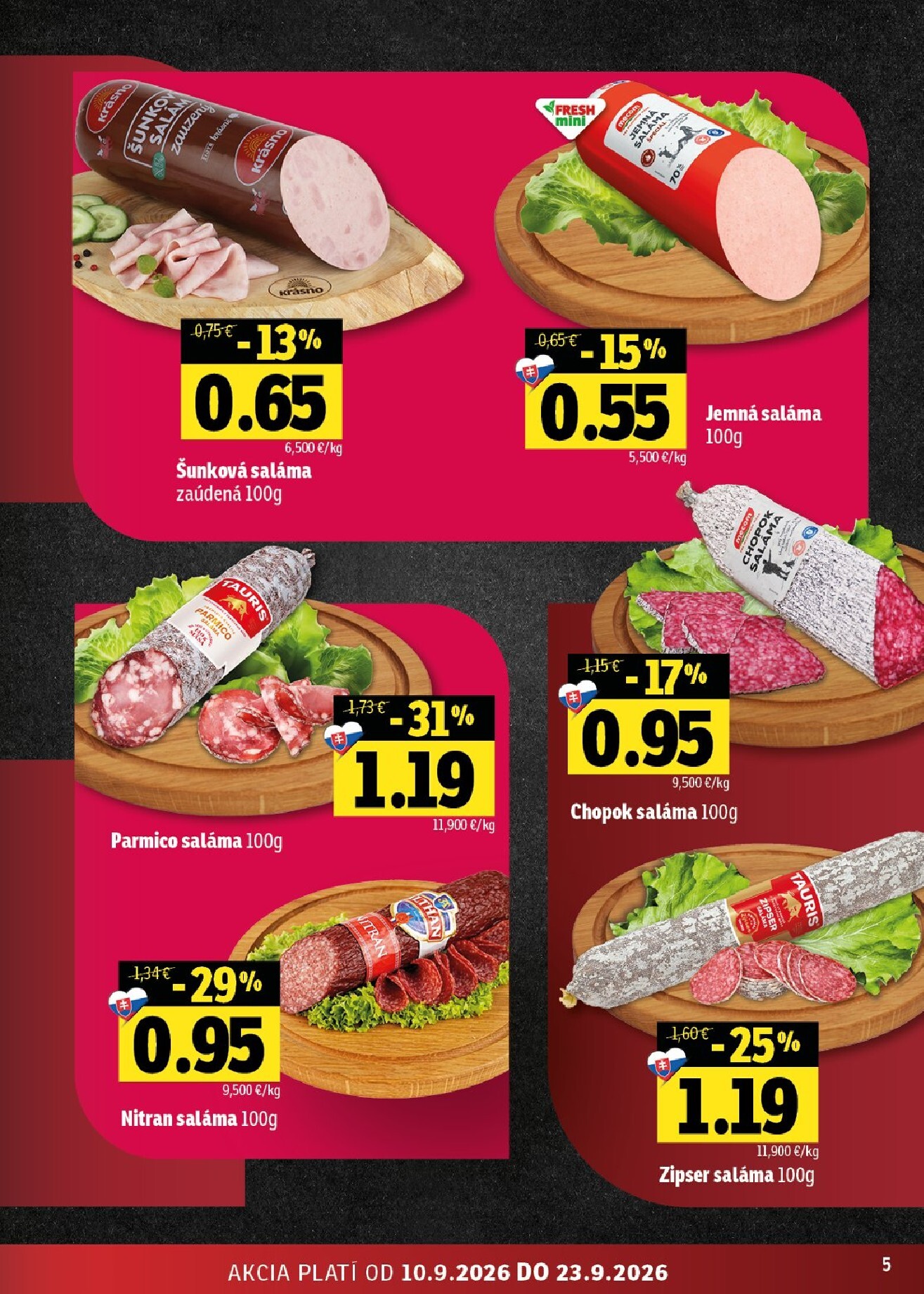 fresh - Nový Fresh - Východné Slovensko leták od štvrtka, 10.09.2026 do stredy, 23.09.2026 - page: 5