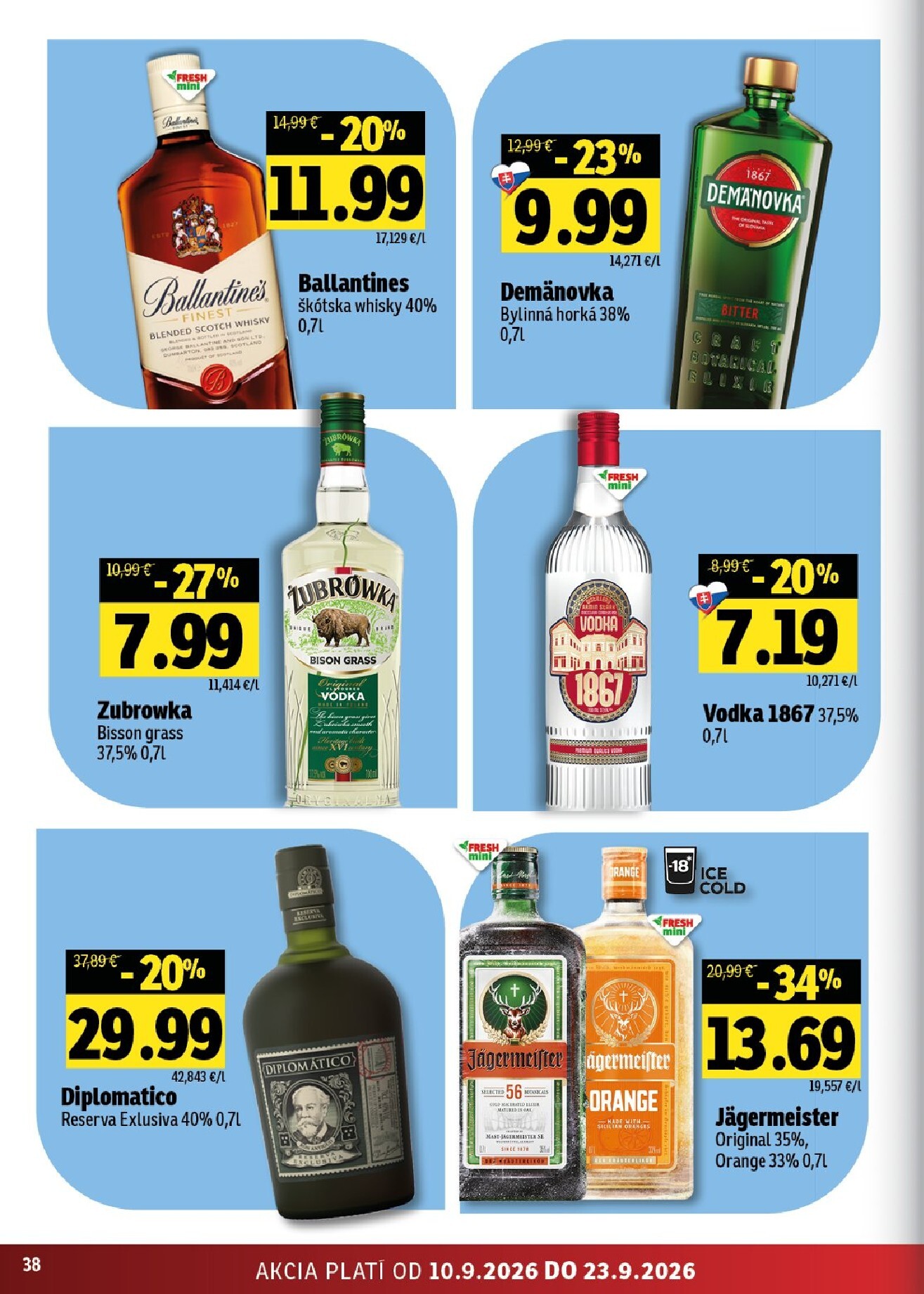 fresh - Nový Fresh - Východné Slovensko leták od štvrtka, 10.09.2026 do stredy, 23.09.2026 - page: 38