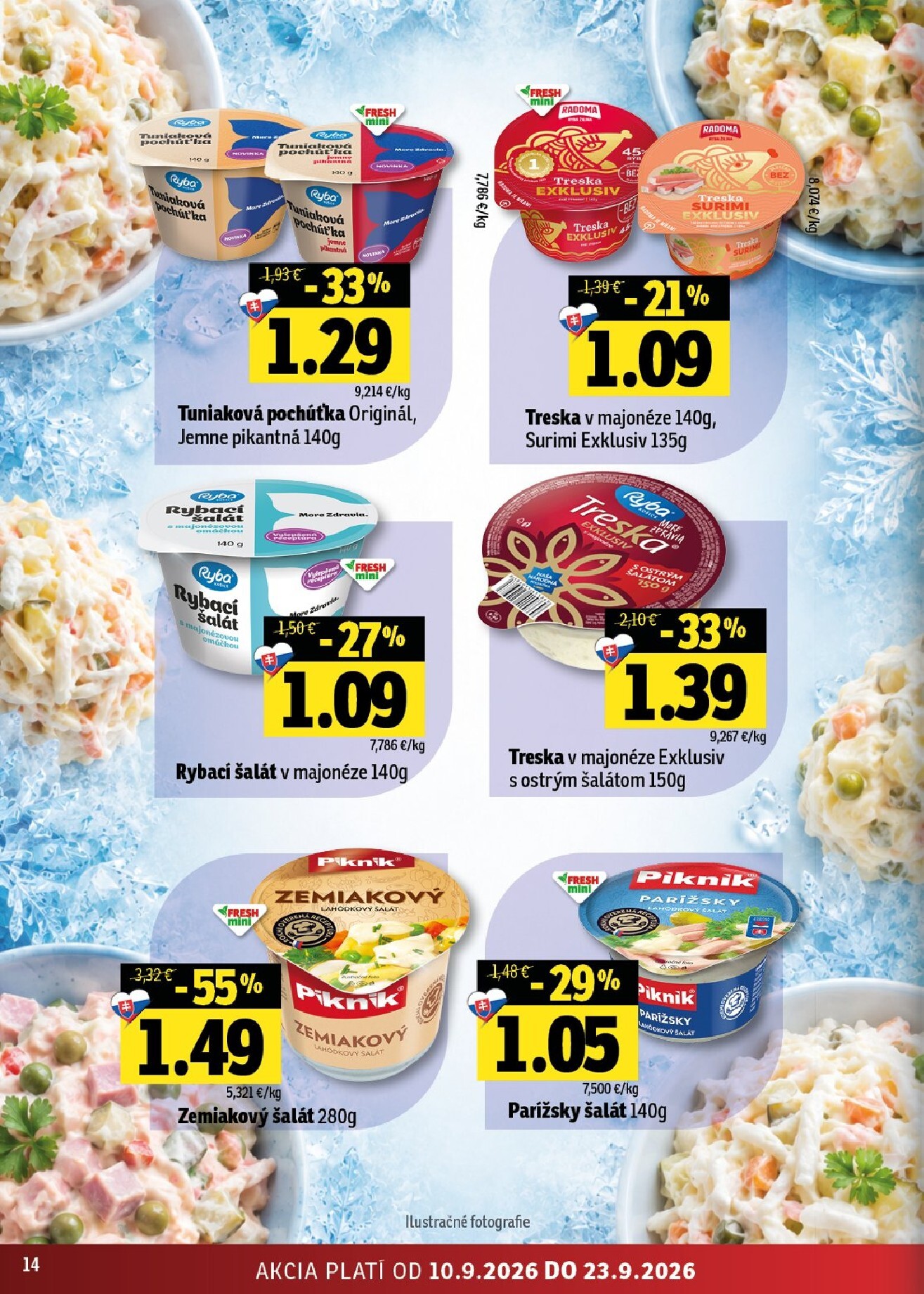 fresh - Nový Fresh - Východné Slovensko leták od štvrtka, 10.09.2026 do stredy, 23.09.2026 - page: 14