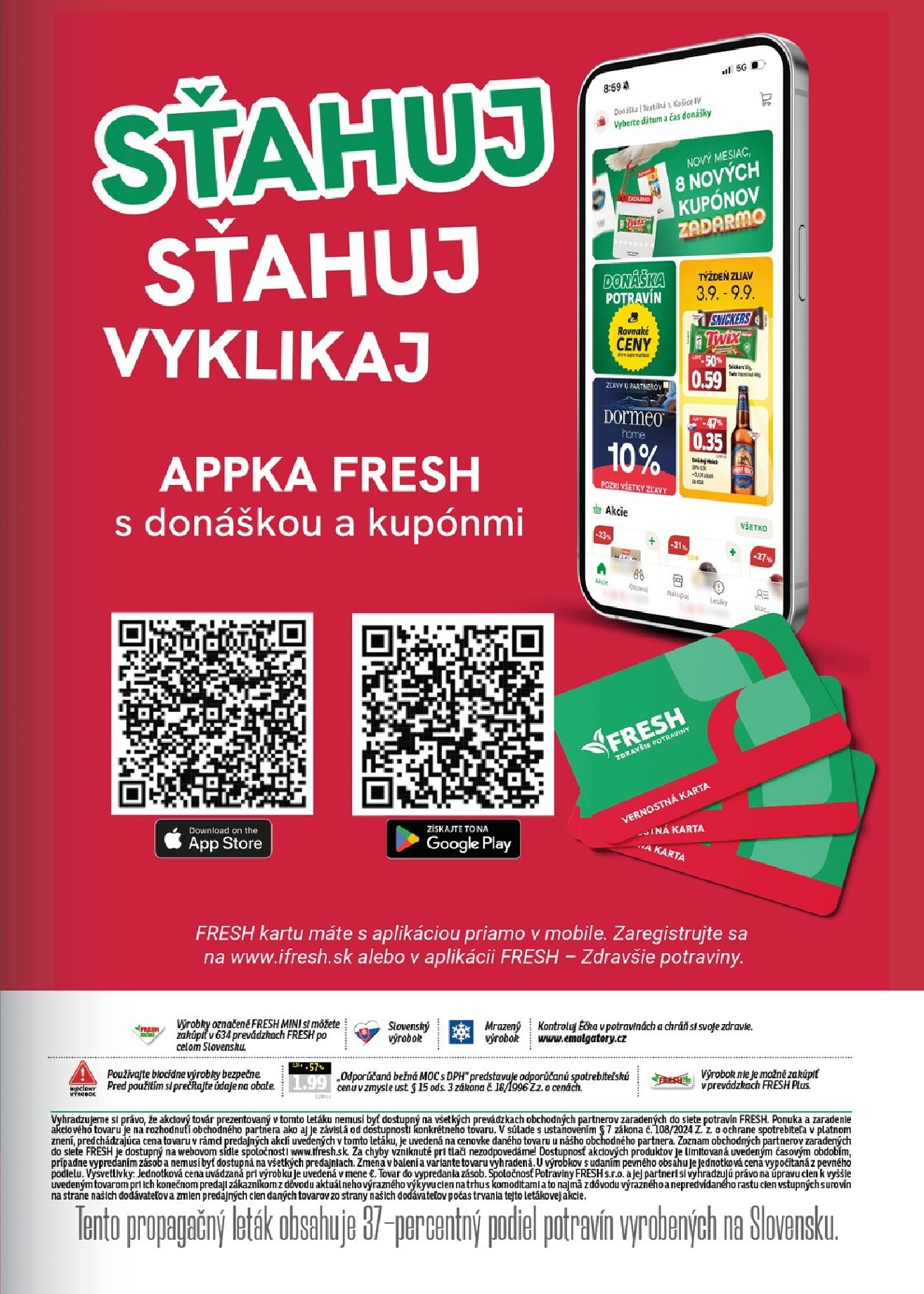 fresh - Nový Fresh - Východné Slovensko leták od štvrtka, 10.09.2026 do stredy, 23.09.2026 - page: 55