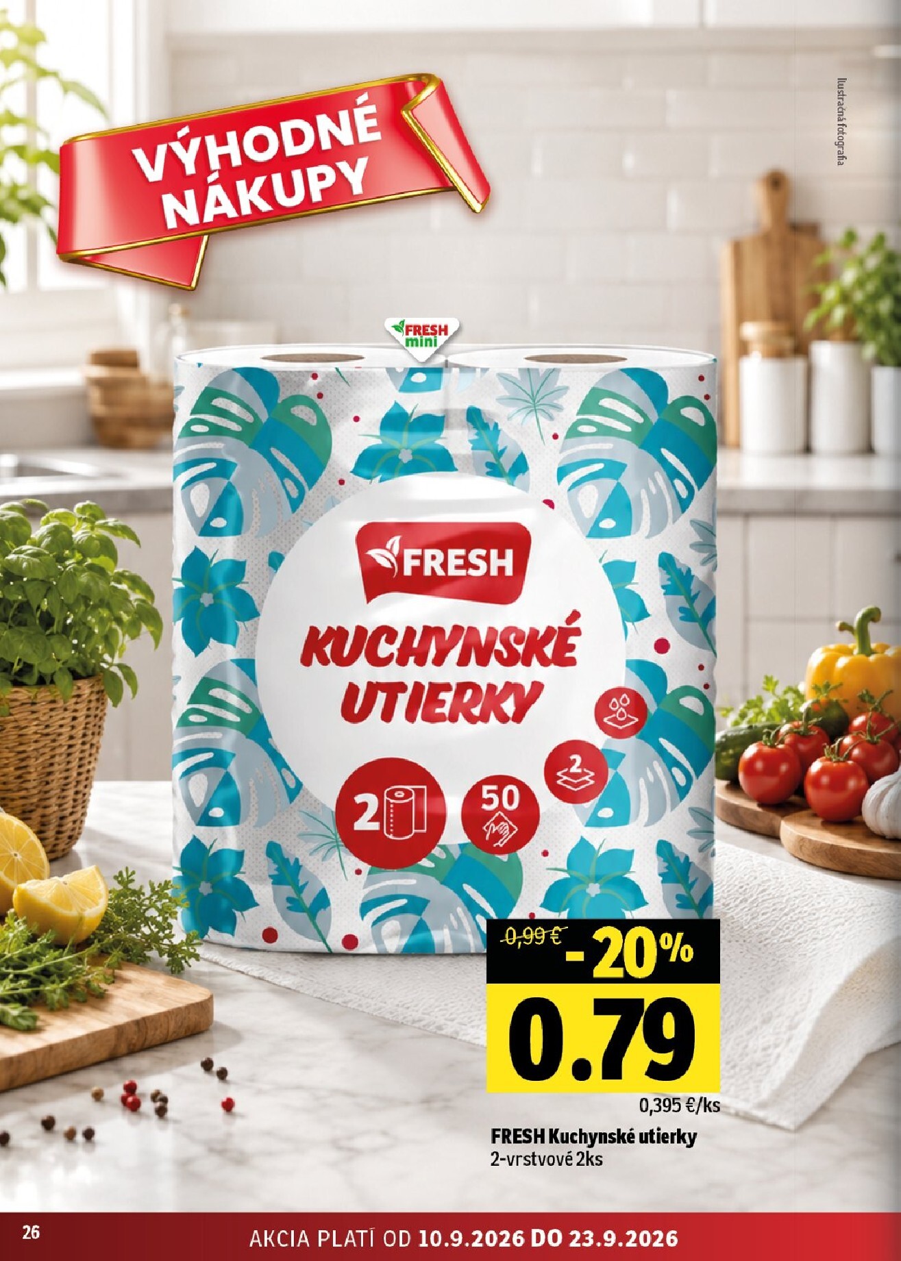 fresh - Nový Fresh - Východné Slovensko leták od štvrtka, 10.09.2026 do stredy, 23.09.2026 - page: 26