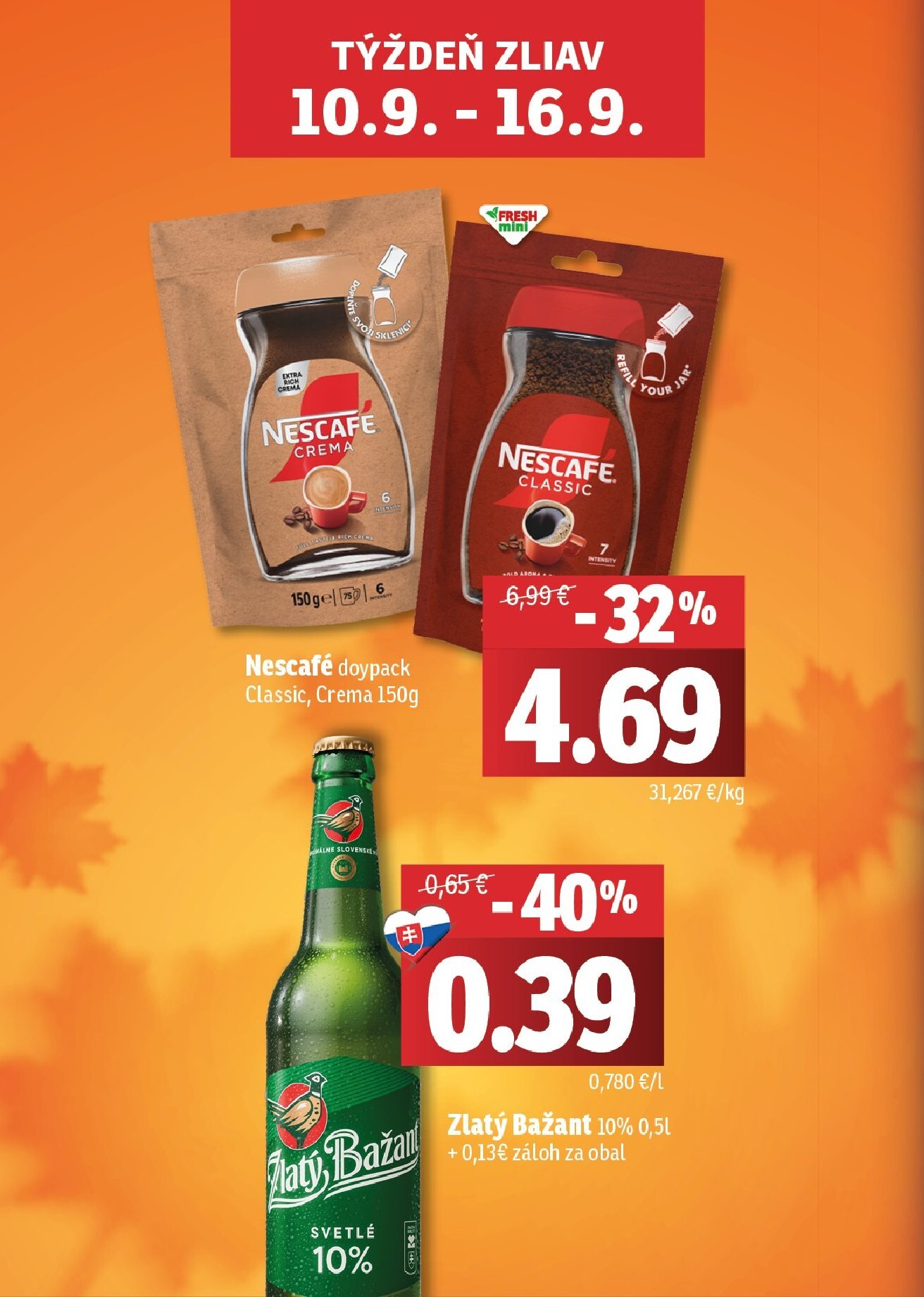 fresh - Aktuálny Fresh - Stredné a západné Slovensko leták od štvrtka, 10.09.2026 do stredy, 23.09.2026 - page: 2