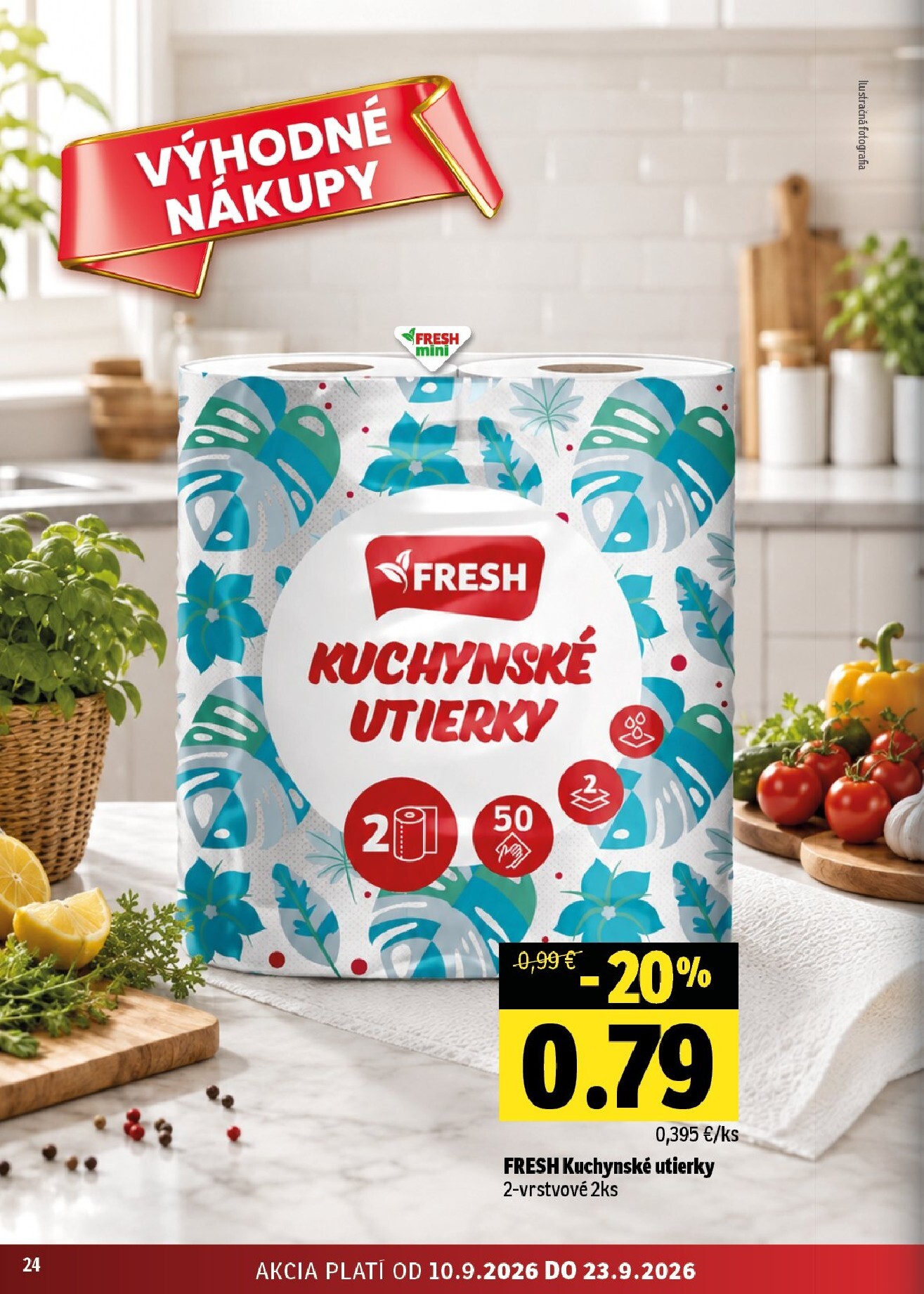 fresh - Aktuálny Fresh - Stredné a západné Slovensko leták od štvrtka, 10.09.2026 do stredy, 23.09.2026 - page: 24