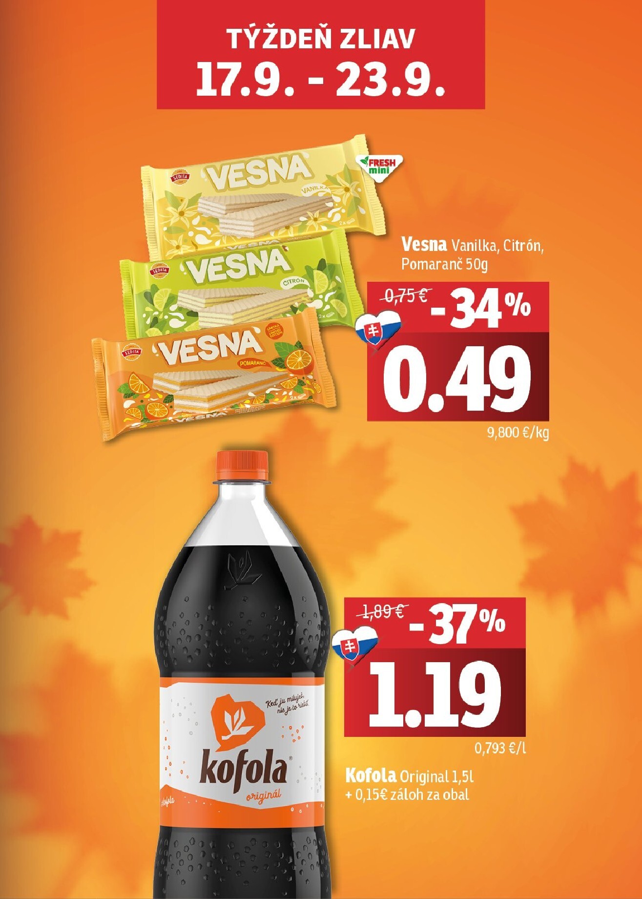 fresh - Aktuálny Fresh - Stredné a západné Slovensko leták od štvrtka, 10.09.2026 do stredy, 23.09.2026 - page: 3