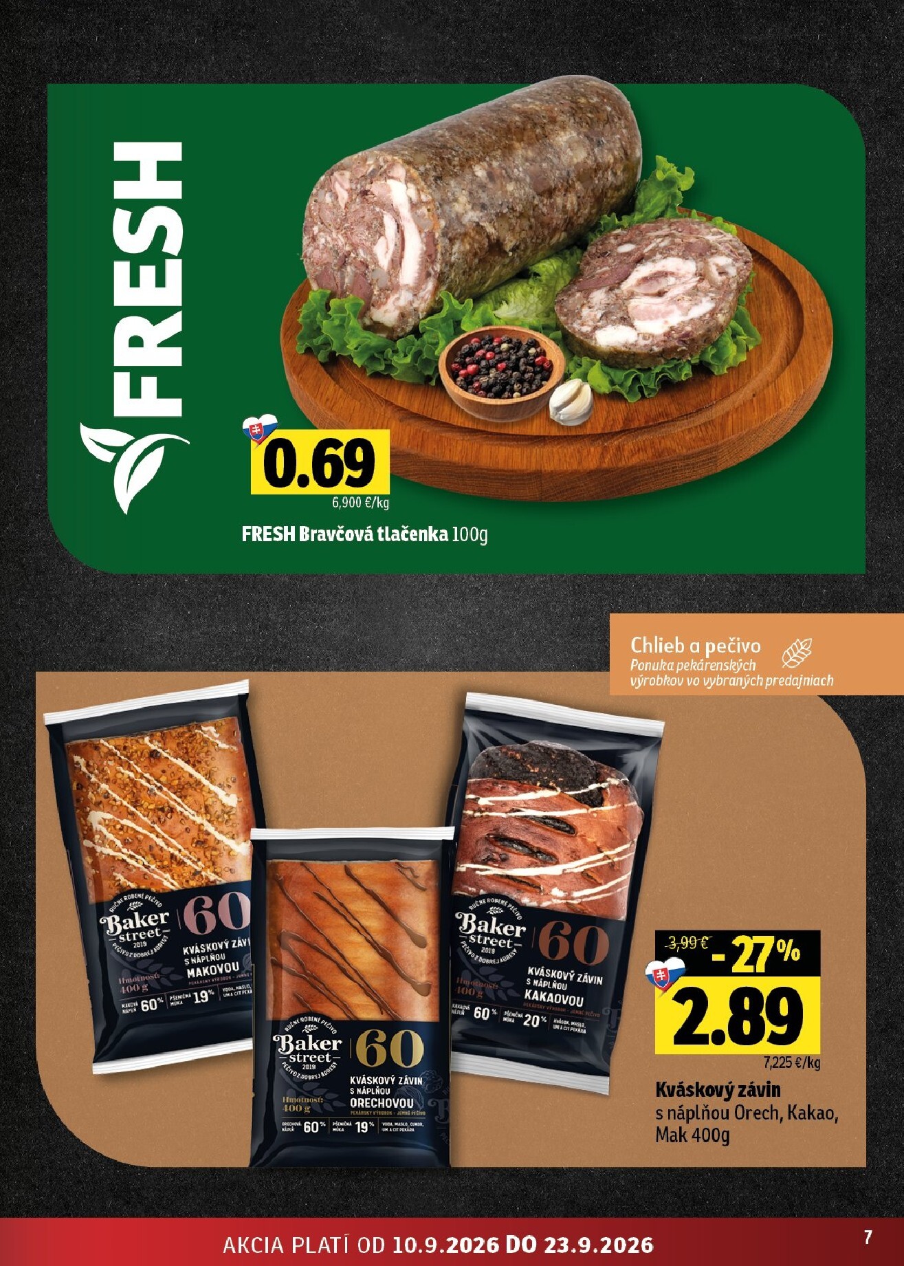 fresh - Aktuálny Fresh - Stredné a západné Slovensko leták od štvrtka, 10.09.2026 do stredy, 23.09.2026 - page: 7