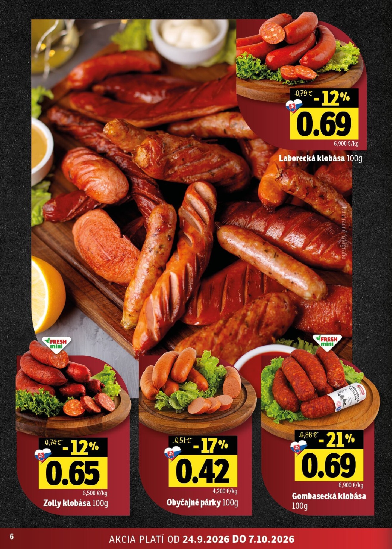 fresh - Nový Fresh - Stredné a západné Slovensko leták od štvrtka, 24.09.2026 do stredy, 07.10.2026 - page: 6