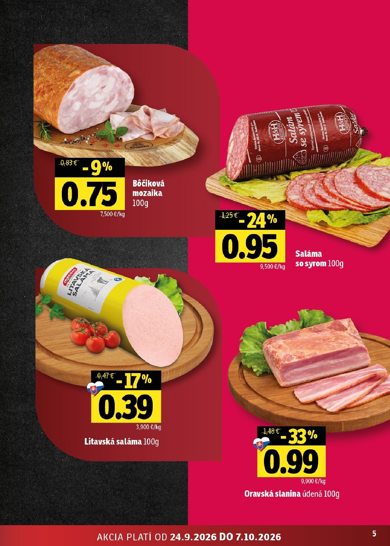 fresh - Nový Fresh - Stredné a západné Slovensko leták od štvrtka, 24.09.2026 do stredy, 07.10.2026 - page: 5